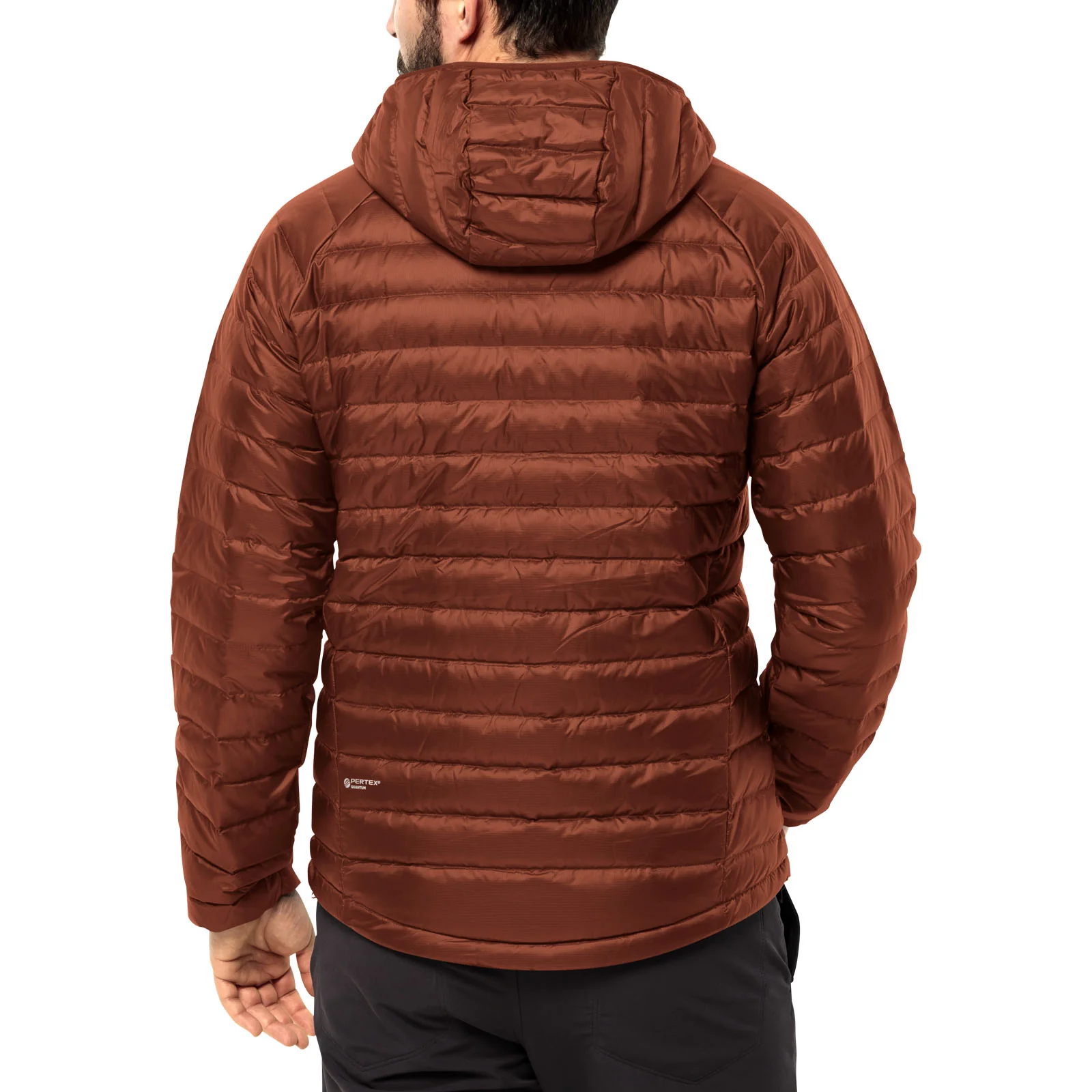 Jack Wolfskin Mens Passamani Down HyperDRY Coat - Carmine - Image 2