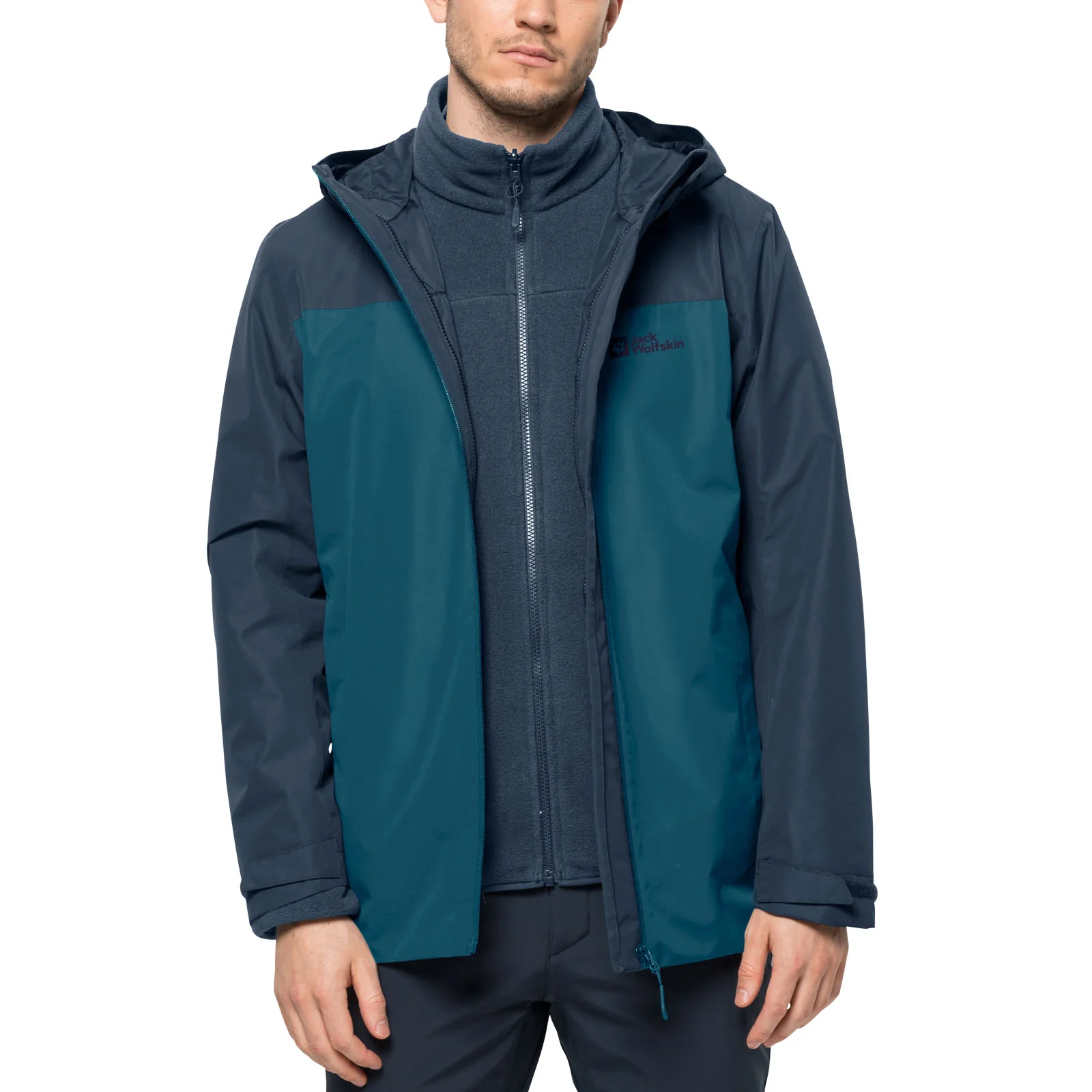 Jack Wolfskin Mens Taubenburg 3in1 Waterproof Insulated Jacket - Image 5