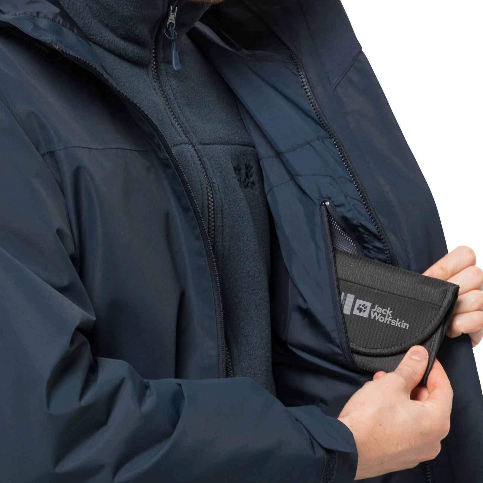 Jack Wolfskin Mens Taubenburg 3in1 Waterproof Insulated Jacket - Image 56