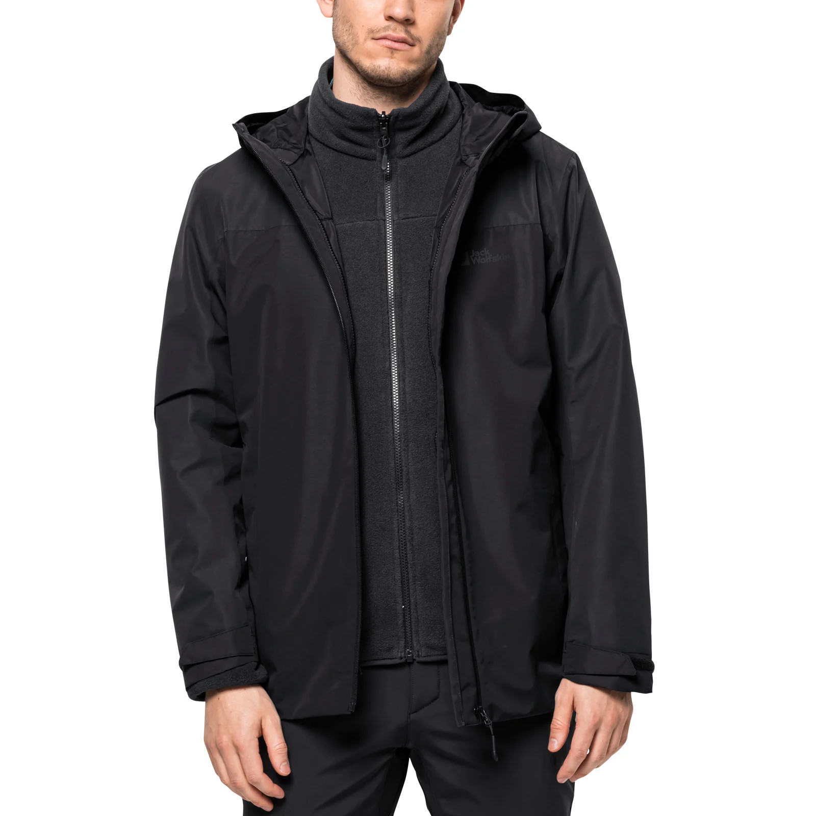 Jack Wolfskin Mens Taubenburg 3in1 Waterproof Insulated Jacket - Image 6