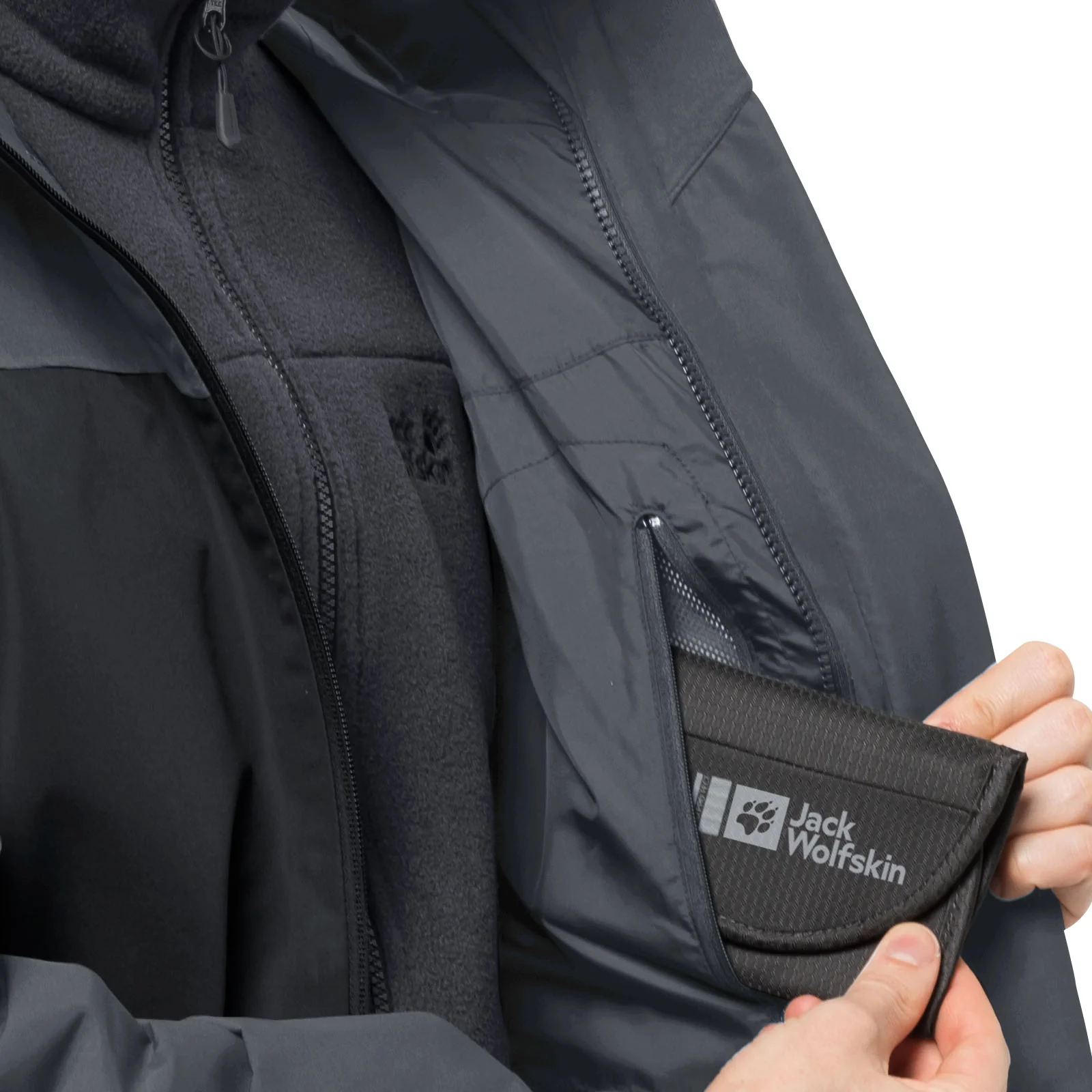 Jack Wolfskin Mens Taubenburg 3in1 Waterproof Insulated Jacket - Image 61