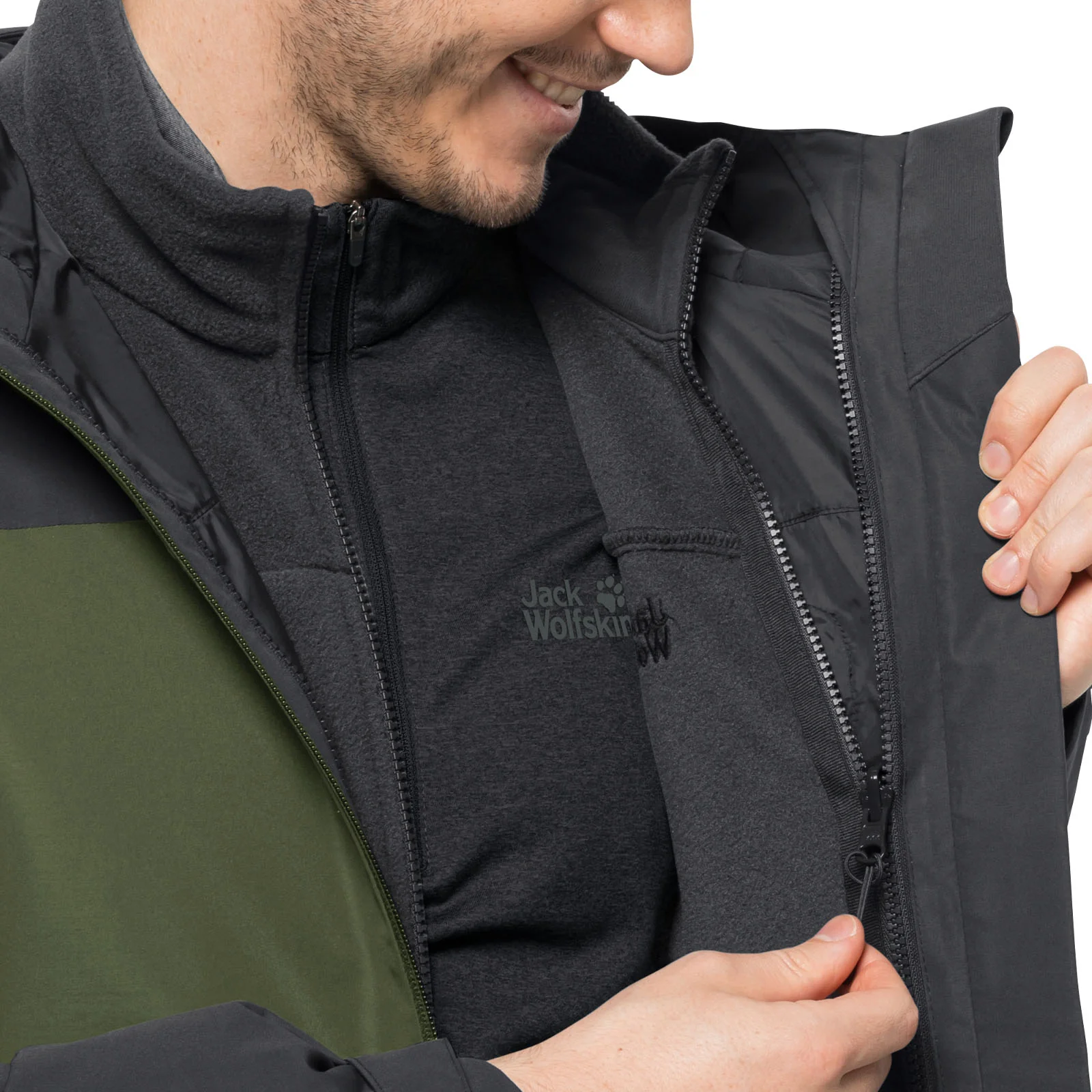 Jack Wolfskin Mens Taubenburg 3in1 Waterproof Insulated Jacket - Image 67