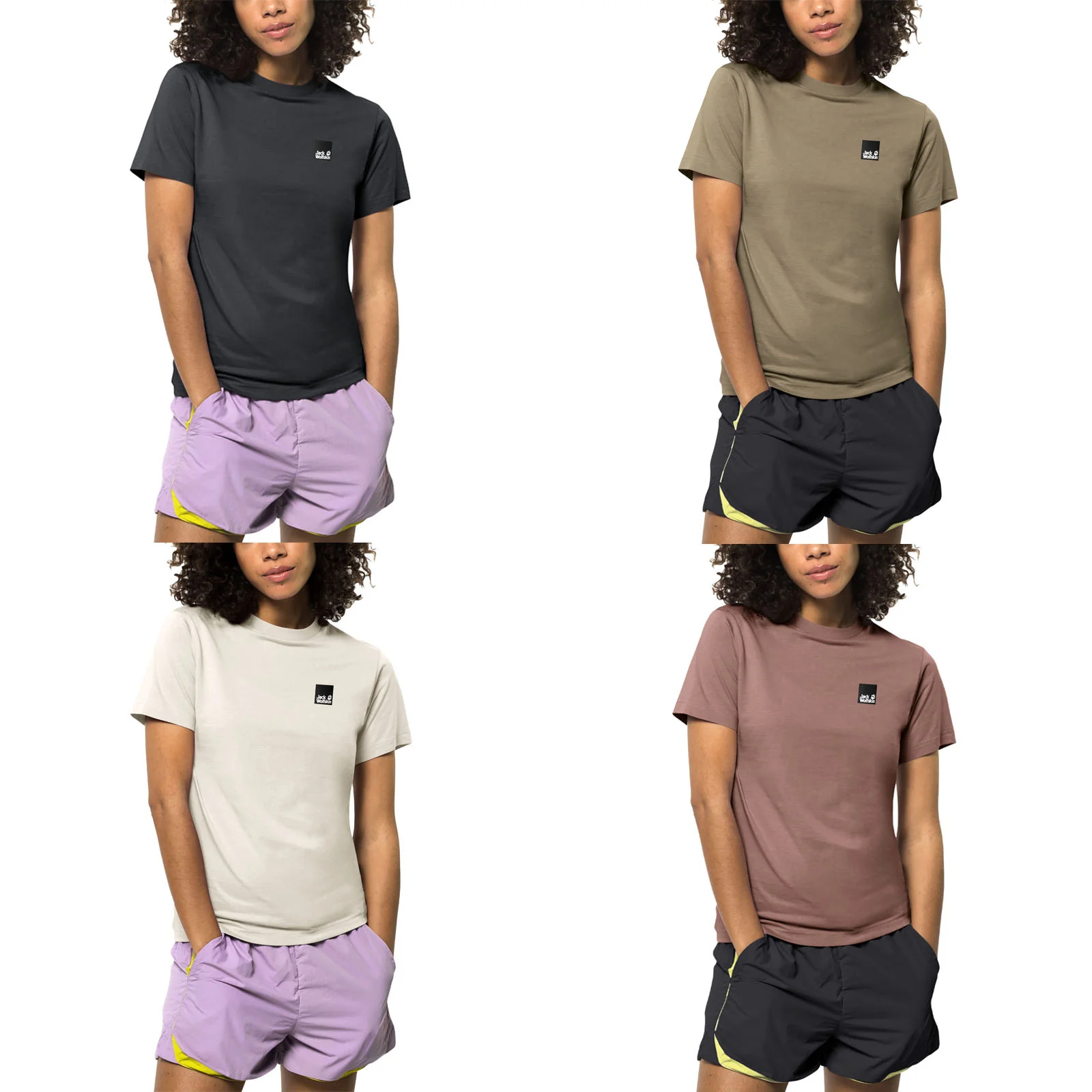 Jack Wolfskin Womens 365 Short Sleeve T-Shirt