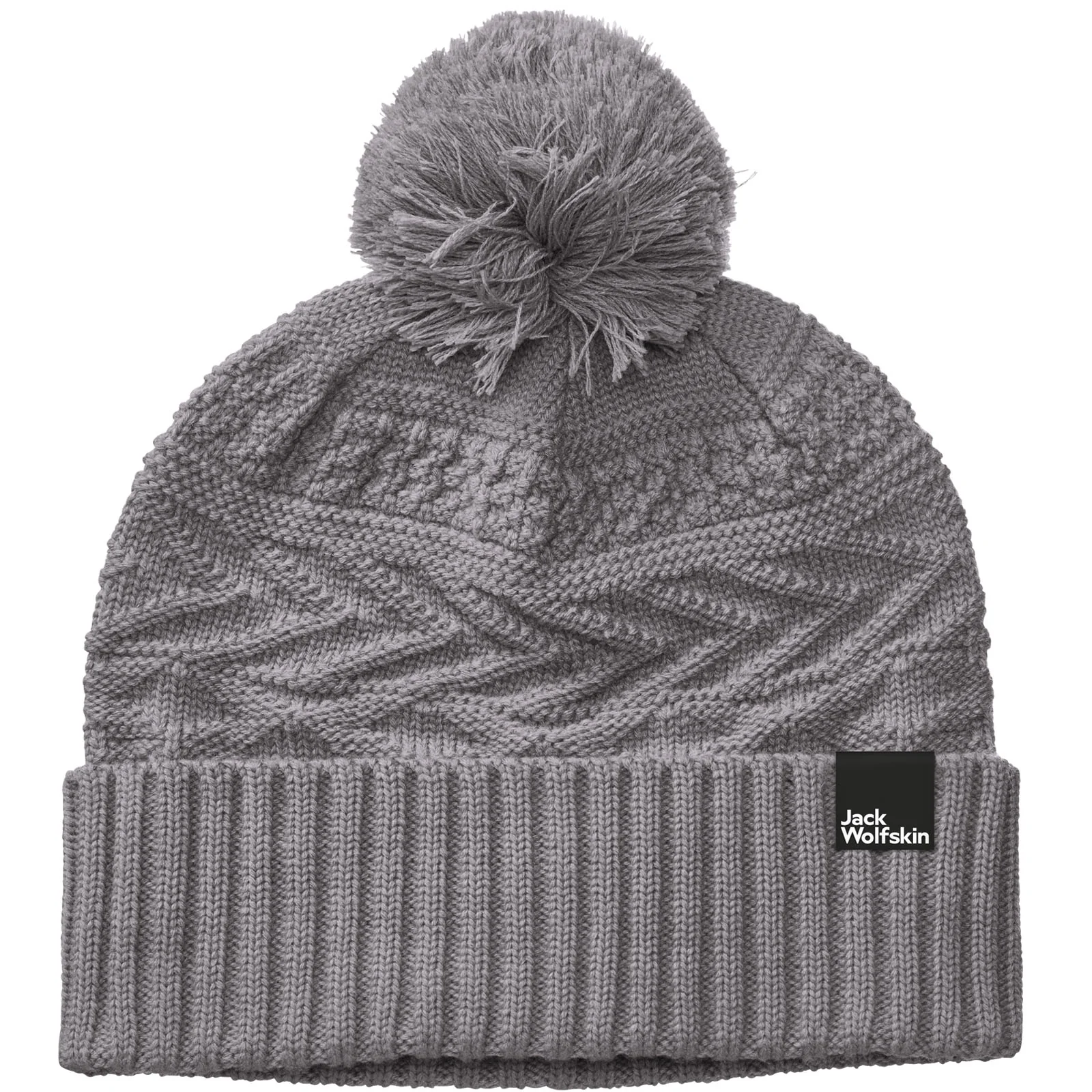 Jack Wolfskin Womens Lorelei Knit Knitted Bobble Hat - Image 6