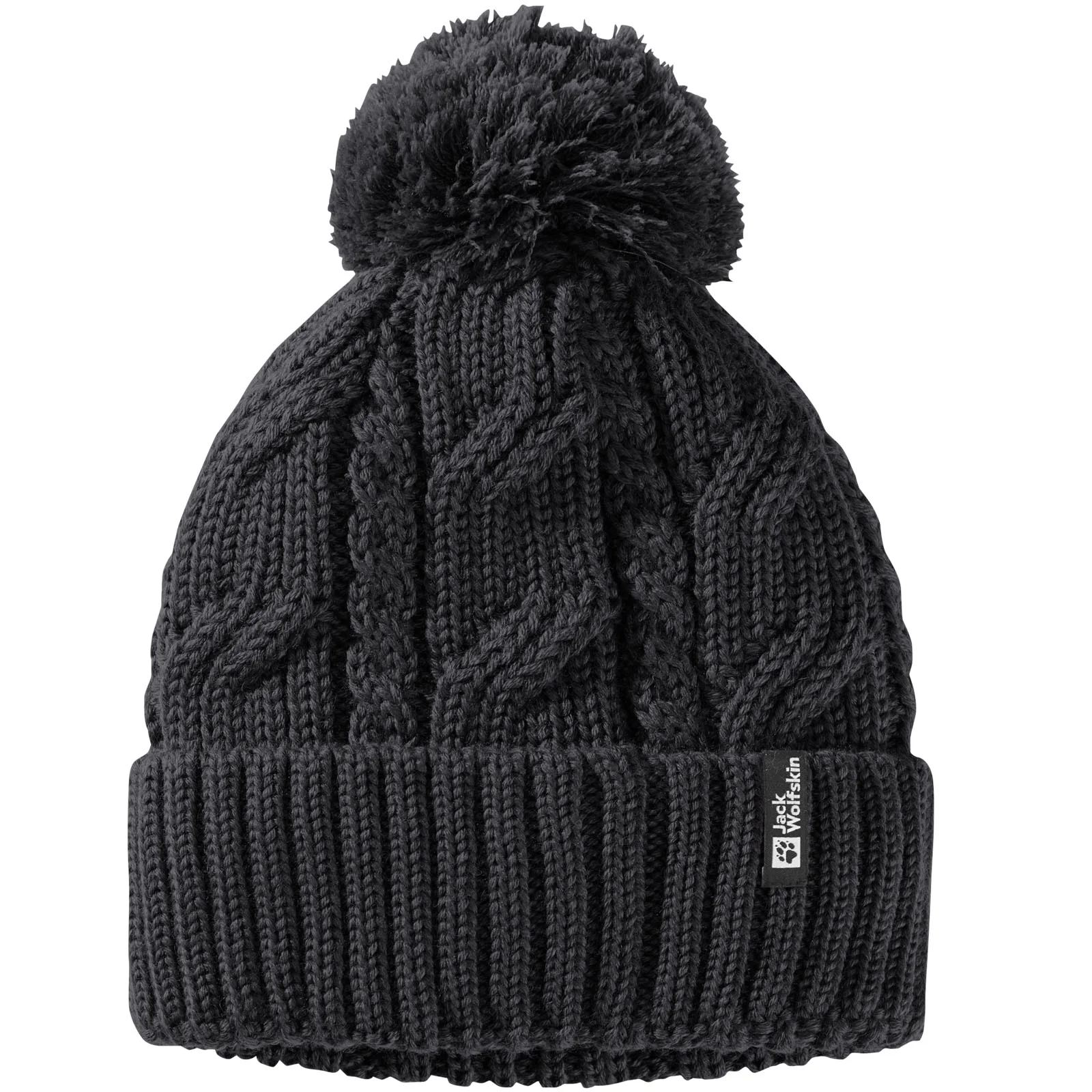 Jack Wolfskin Womens Pompom Fleece Lined Windproof Bobble Hat - Image 7