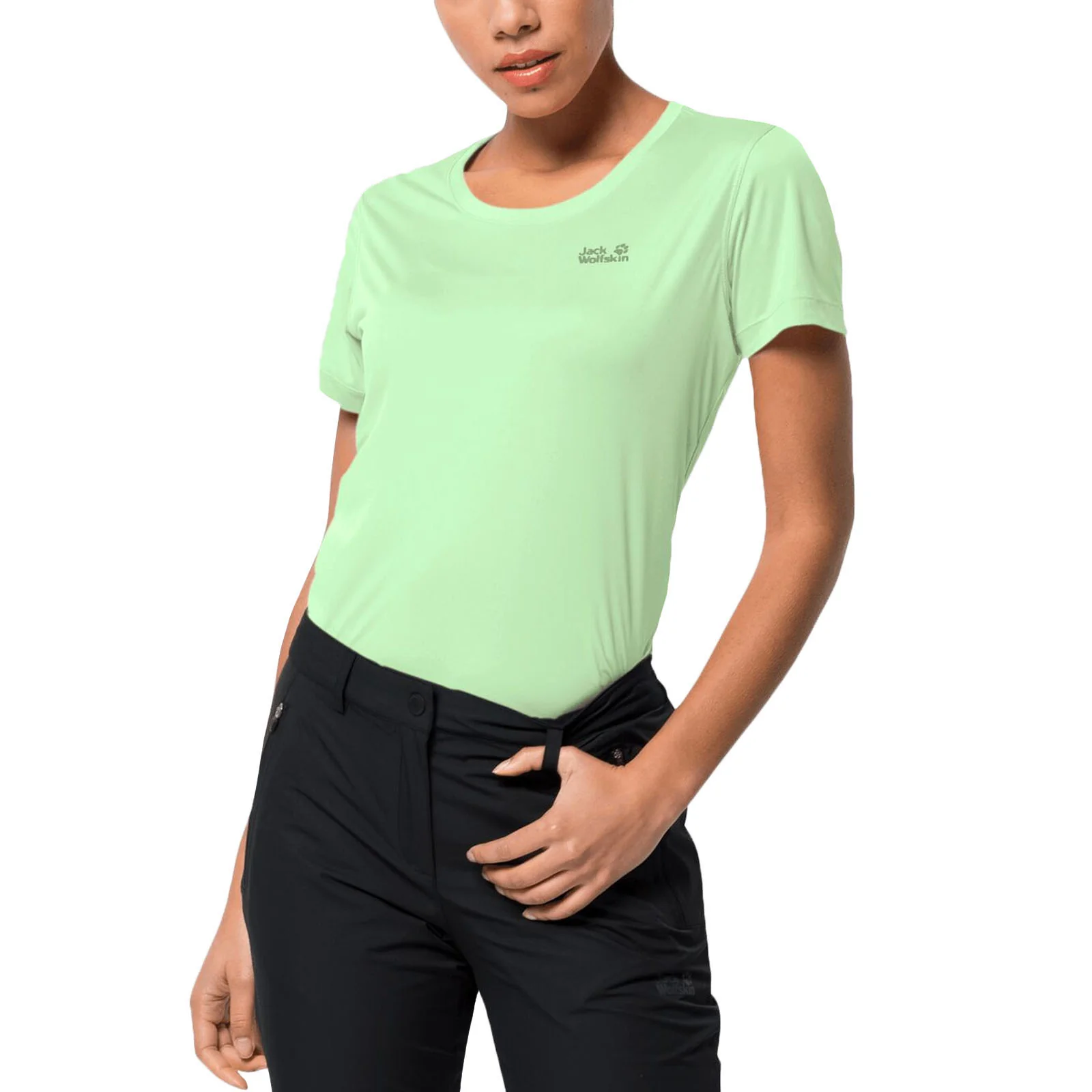 Jack Wolfskin Womens Tech Short Sleeve Quick Dry T-Shirt - Image 4