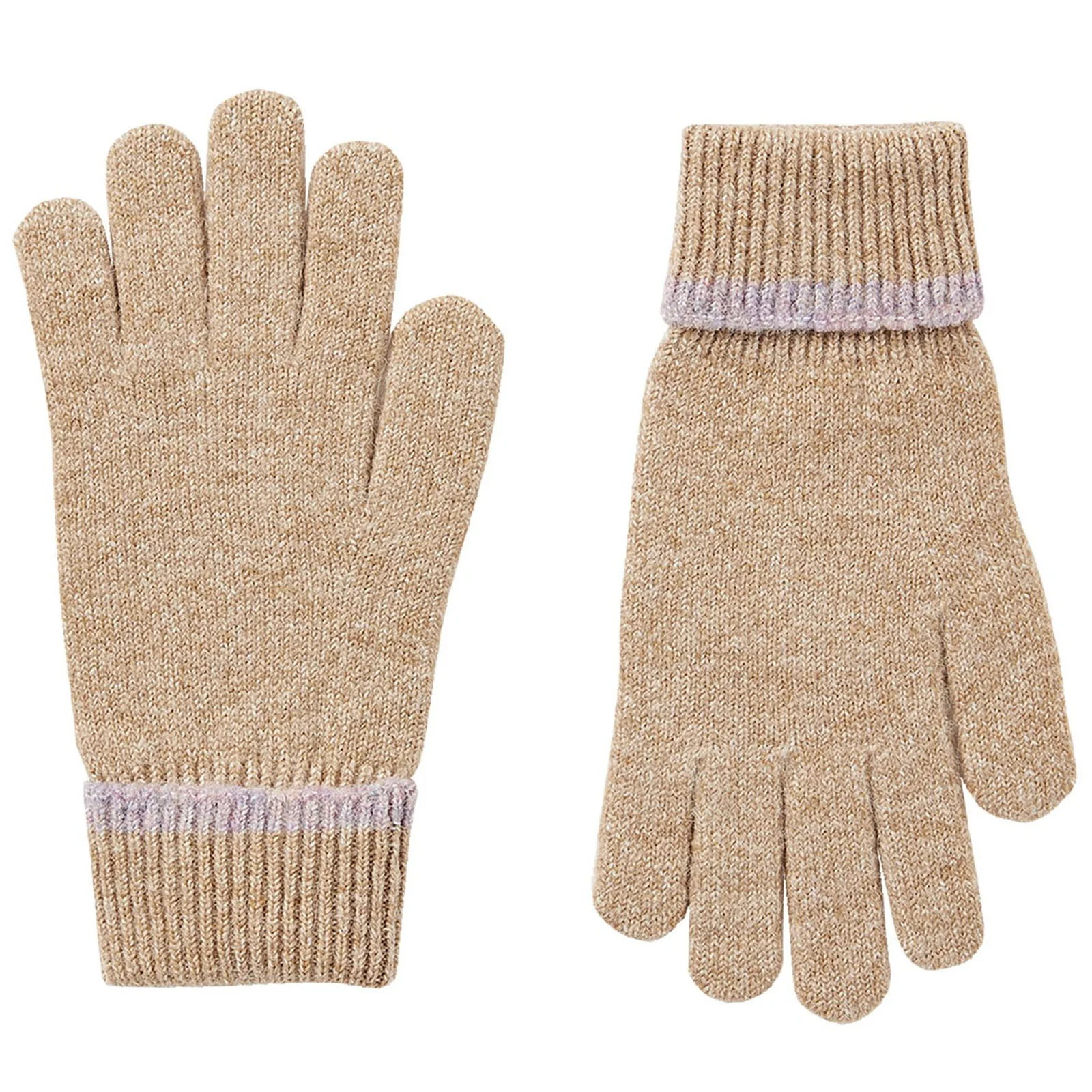 Joules Womens Eloise Knitted Cuffed Gloves - Image 3