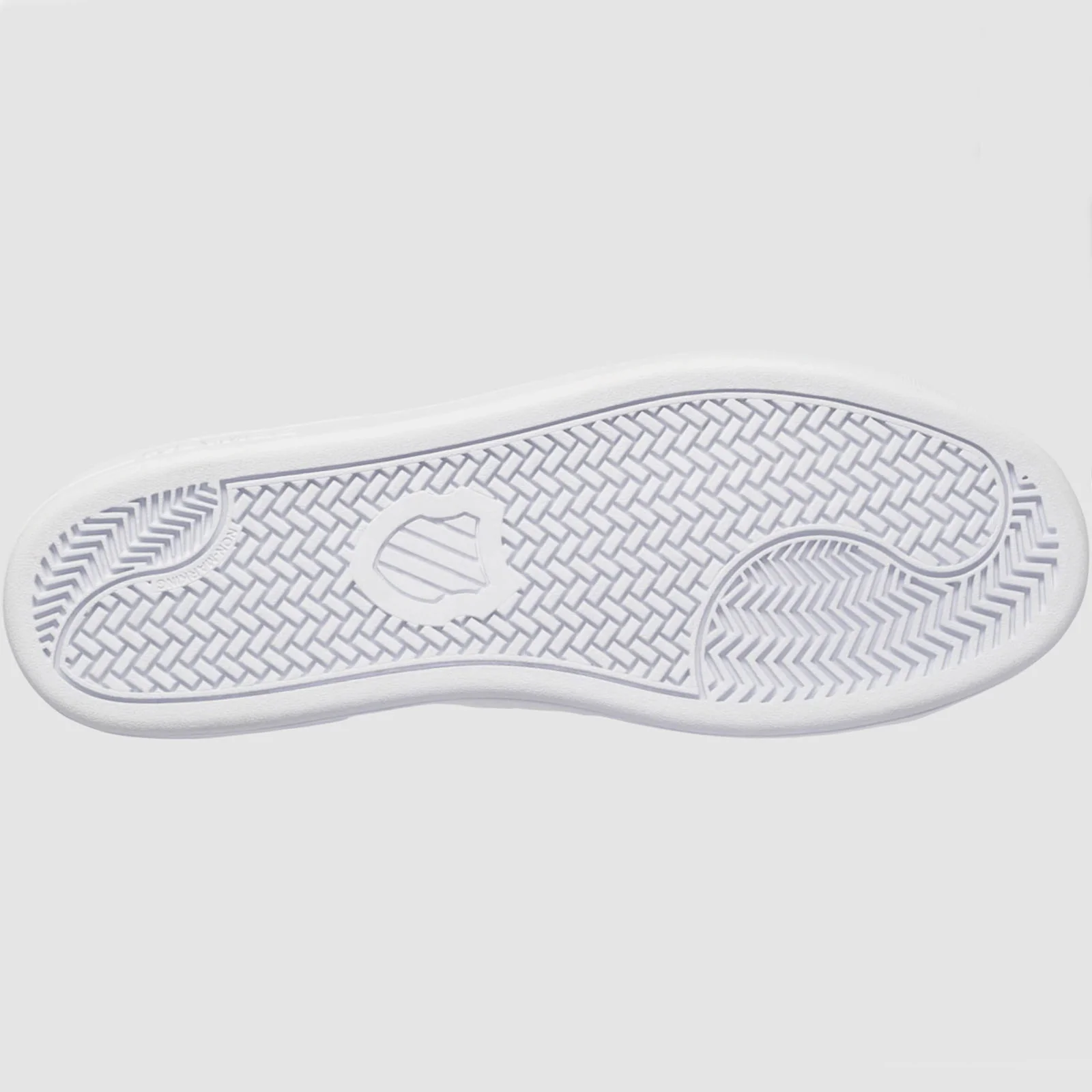 K-Swiss Mens Court Shield Leather Retro Trainers - Image 8