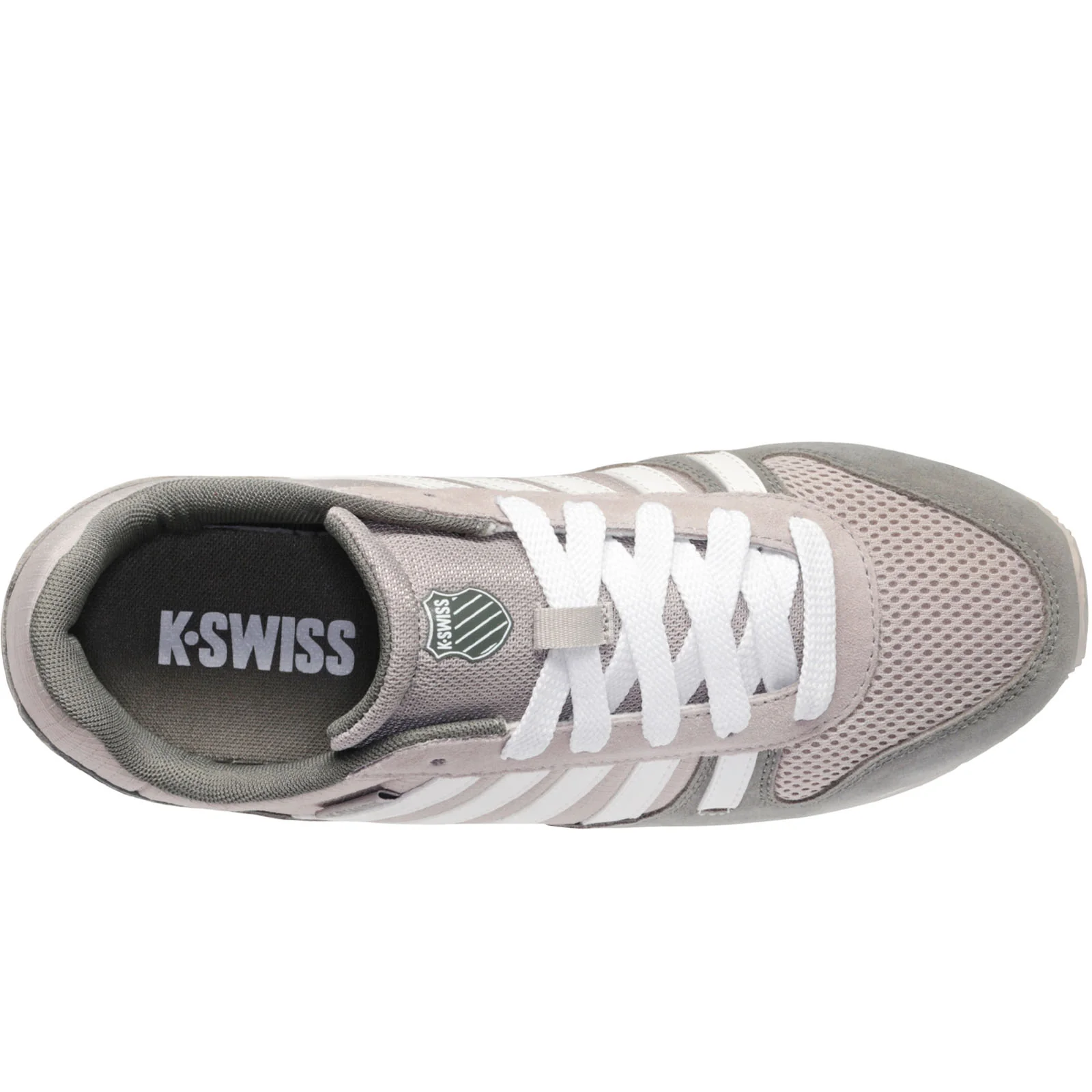 K-Swiss Mens Granada Retro Trainers - Dove/Castor Grey - Image 3
