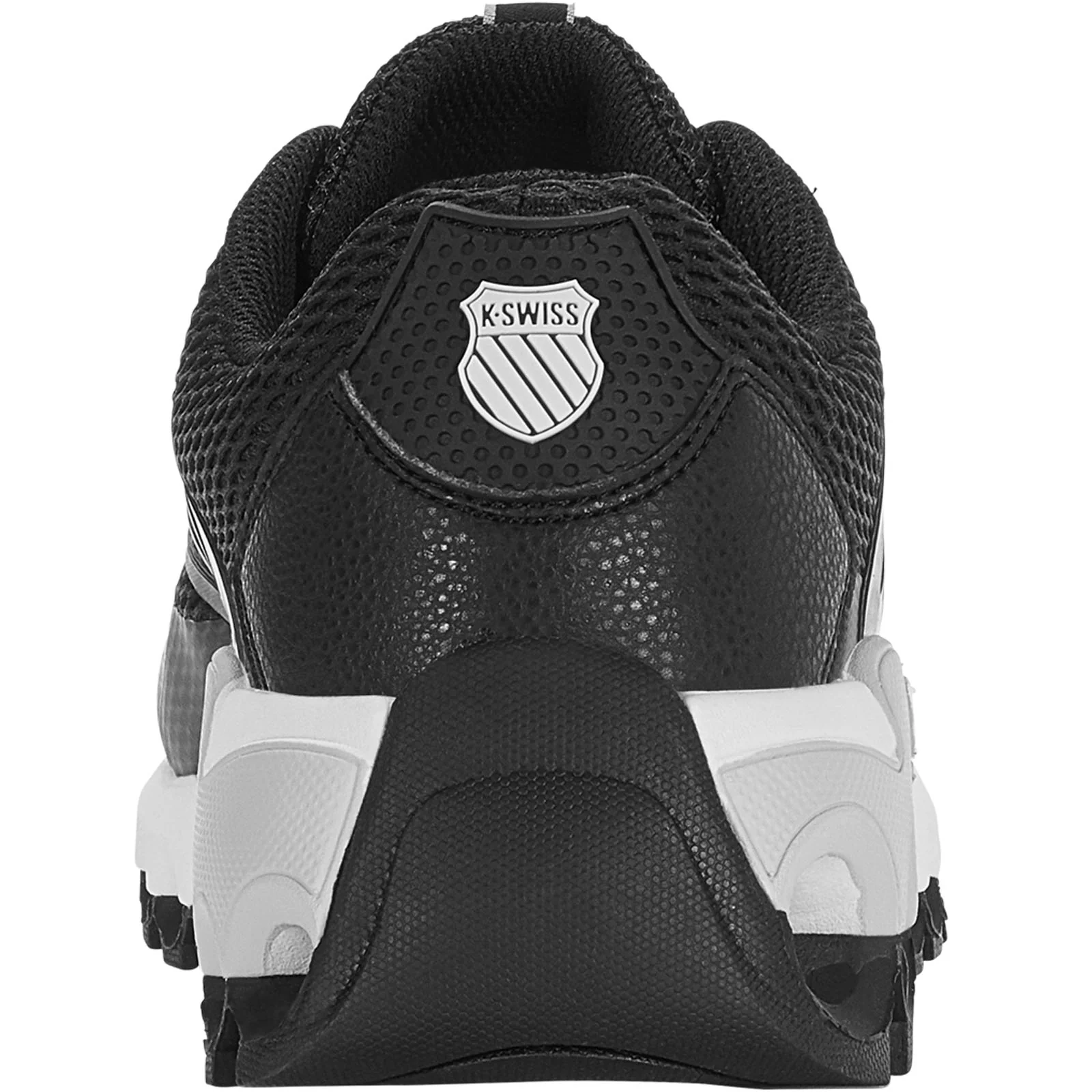 K-Swiss Mens Tubes Sport Textile Retro Trainers - Black/White - Image 6