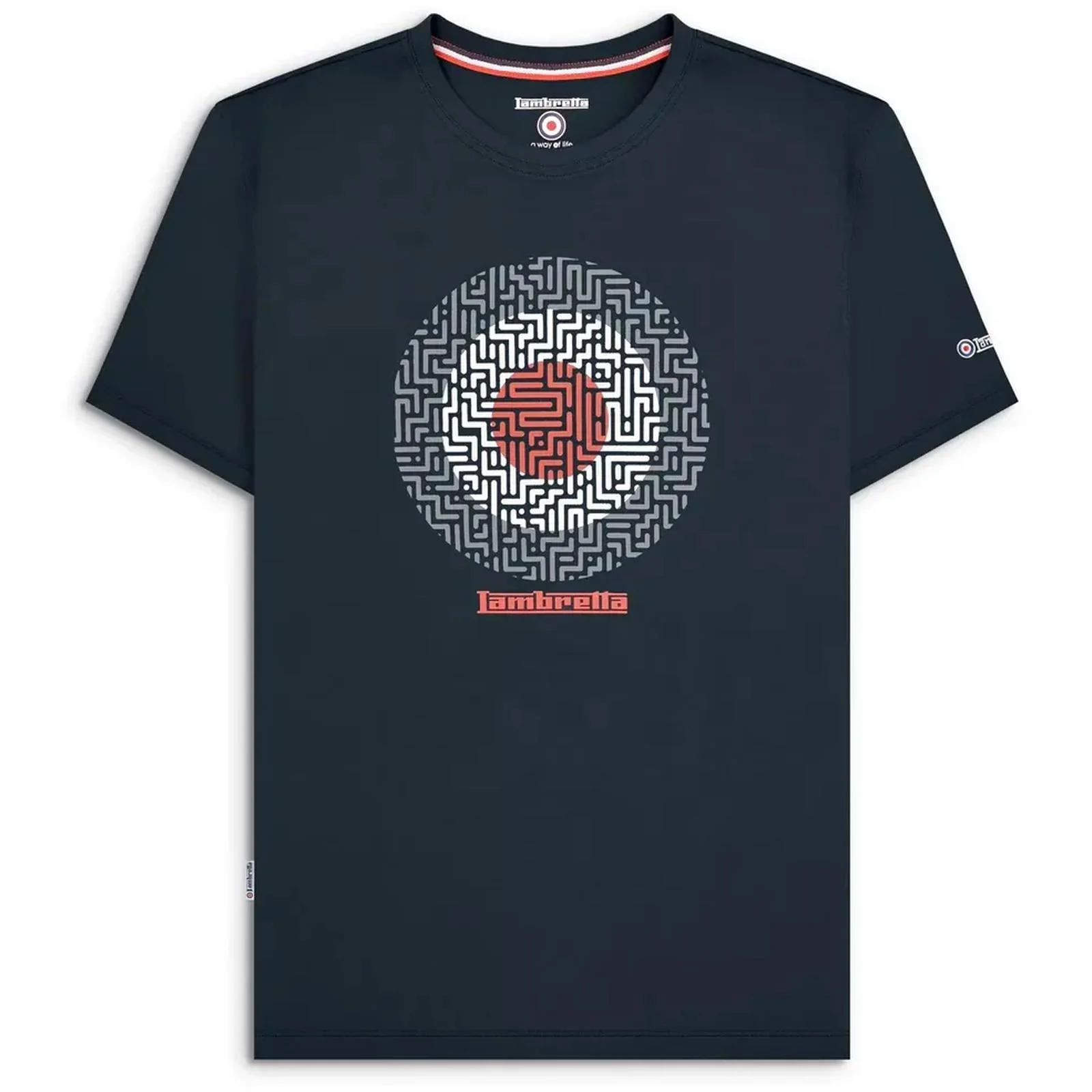 Lambretta Geo Target Logo T-Shirt - Image 4