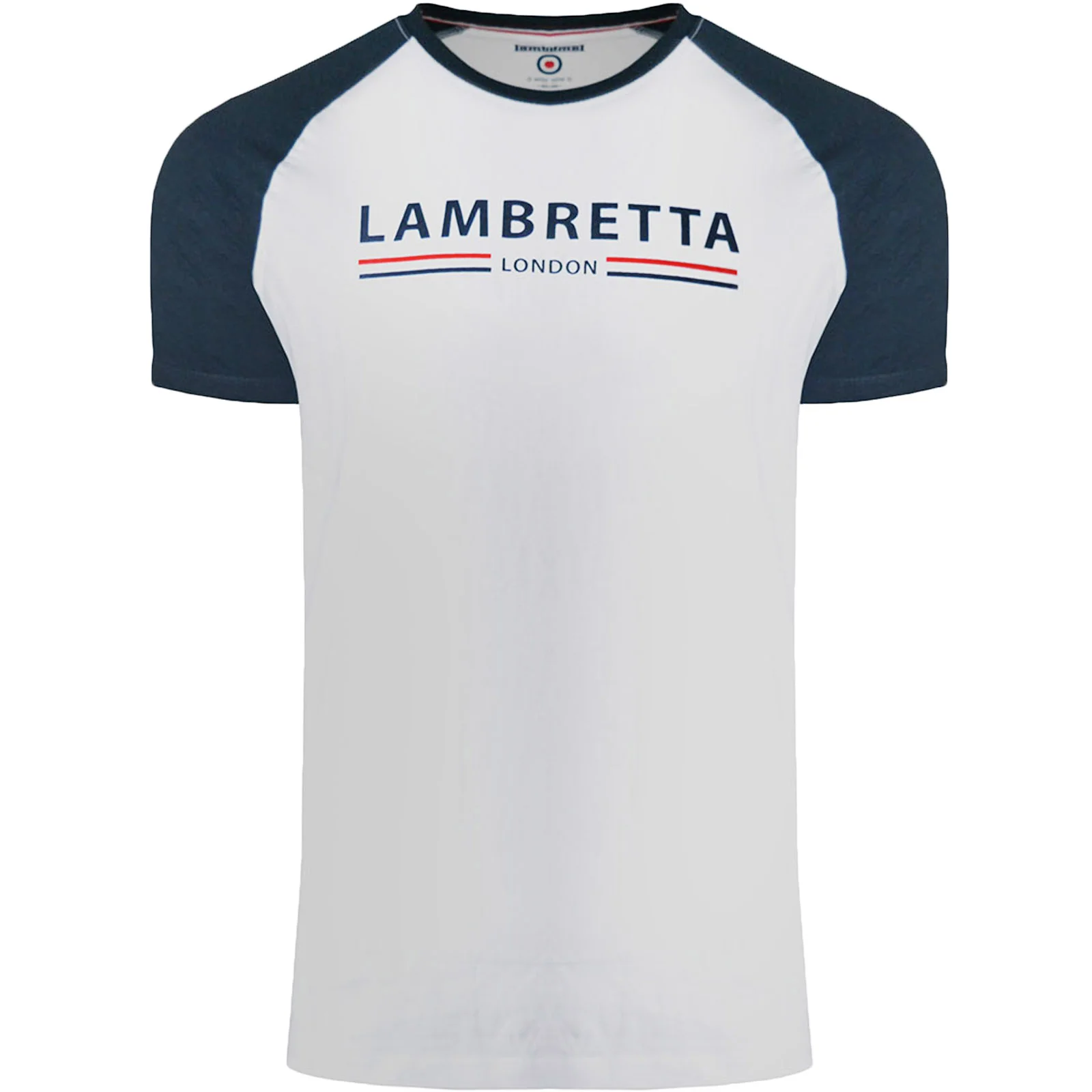 Lambretta Mens 2 Piece Loungewear Set - White - Image 2