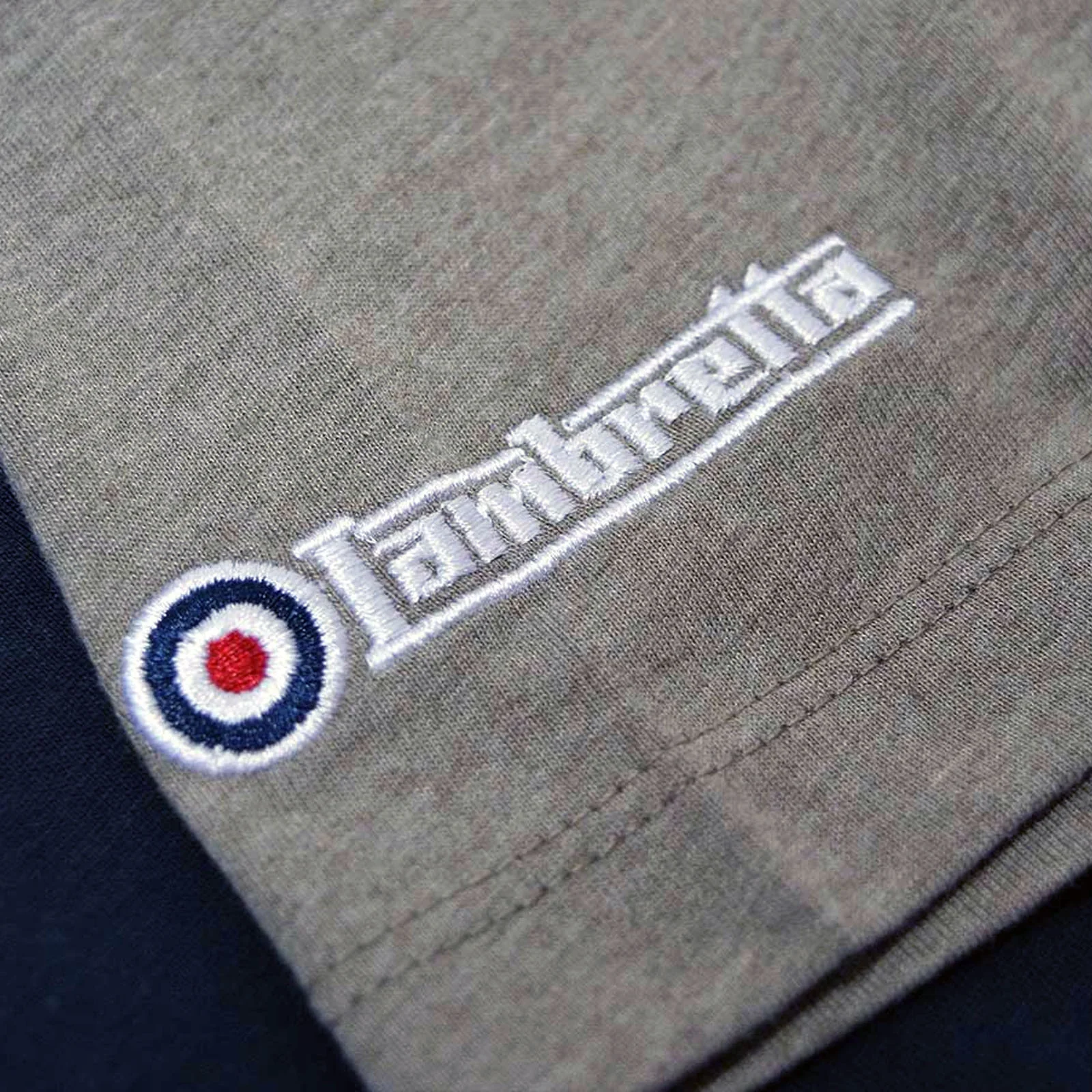 Lambretta Mens Authentic Raglan T-Shirt - Navy - Image 3