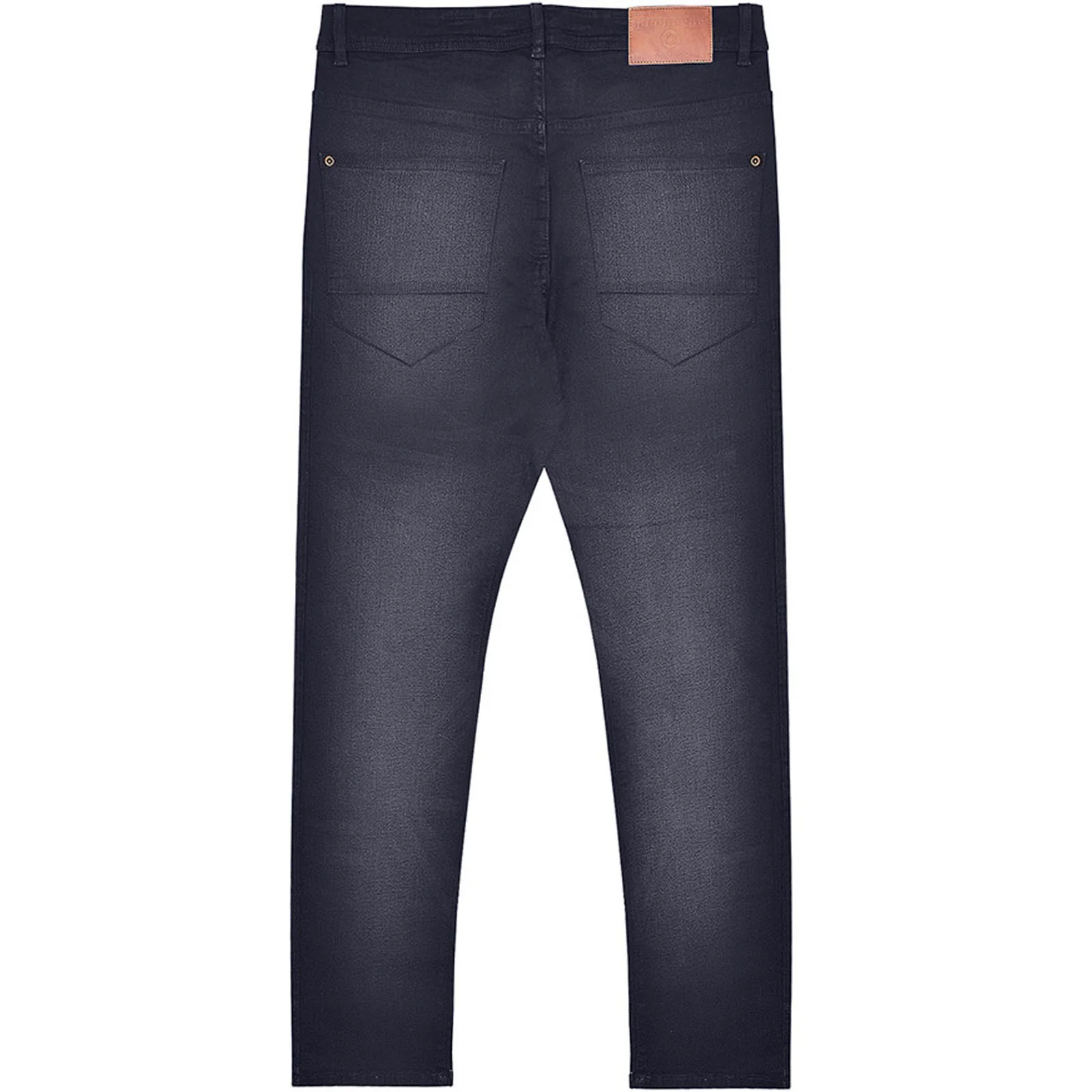 Lambretta Mens Chester Straight Fit Denim Jeans - Dary Navy - Image 2