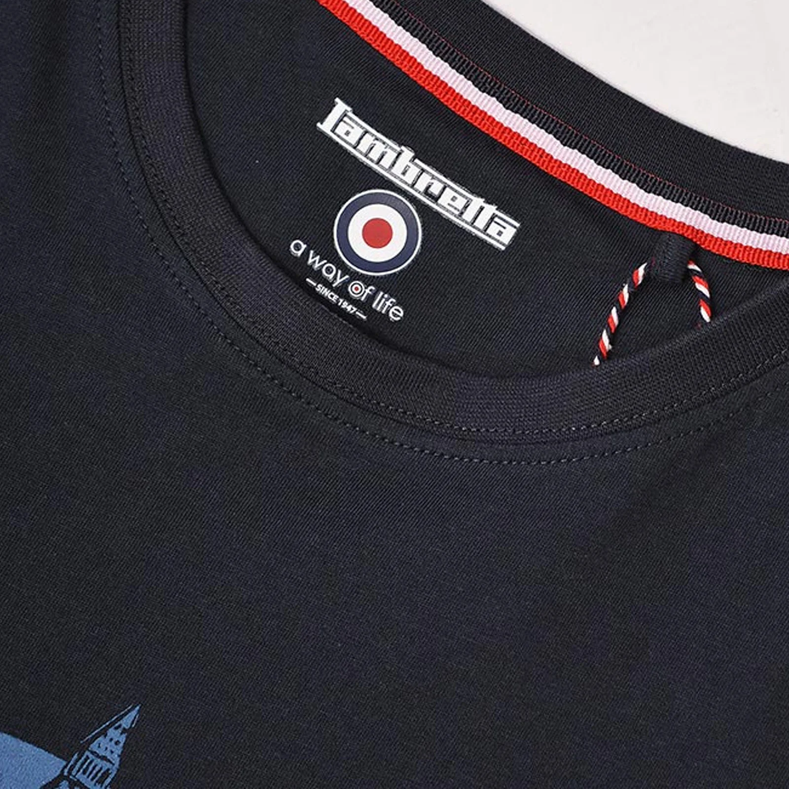 Lambretta Mens City Scooter T-Shirt - Navy - Image 3