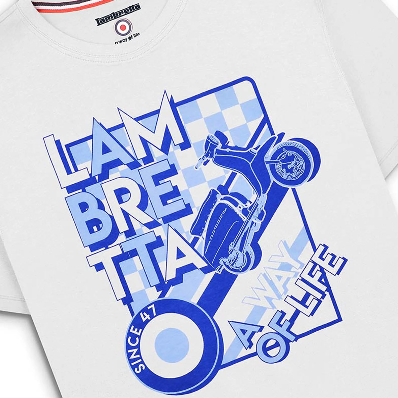 Lambretta Mens Cover Short Sleeve Crew Neck T-Shirt - Image 5