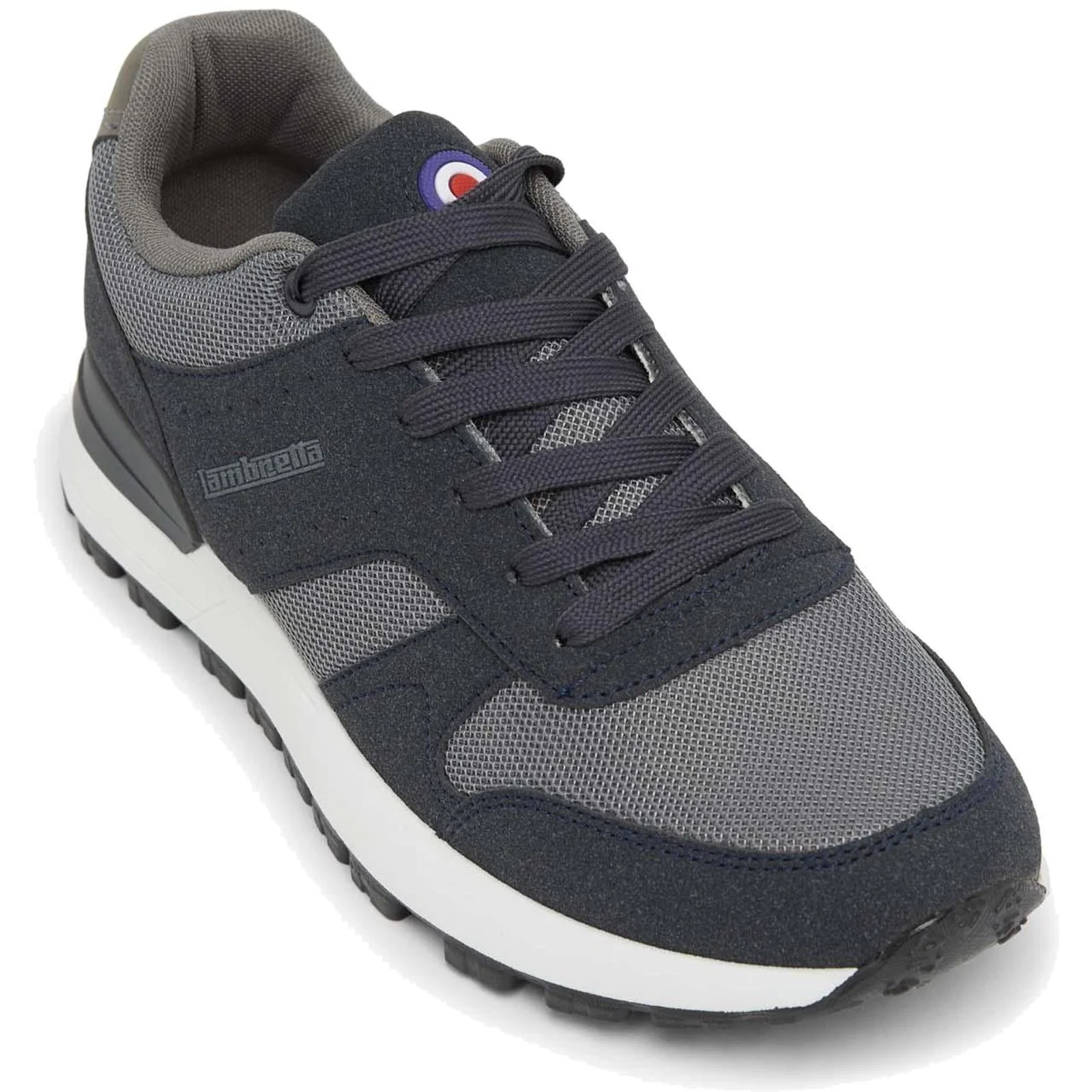 Lambretta Mens Echo 2 Lace Up Sporty Retro Trainers - Image 24
