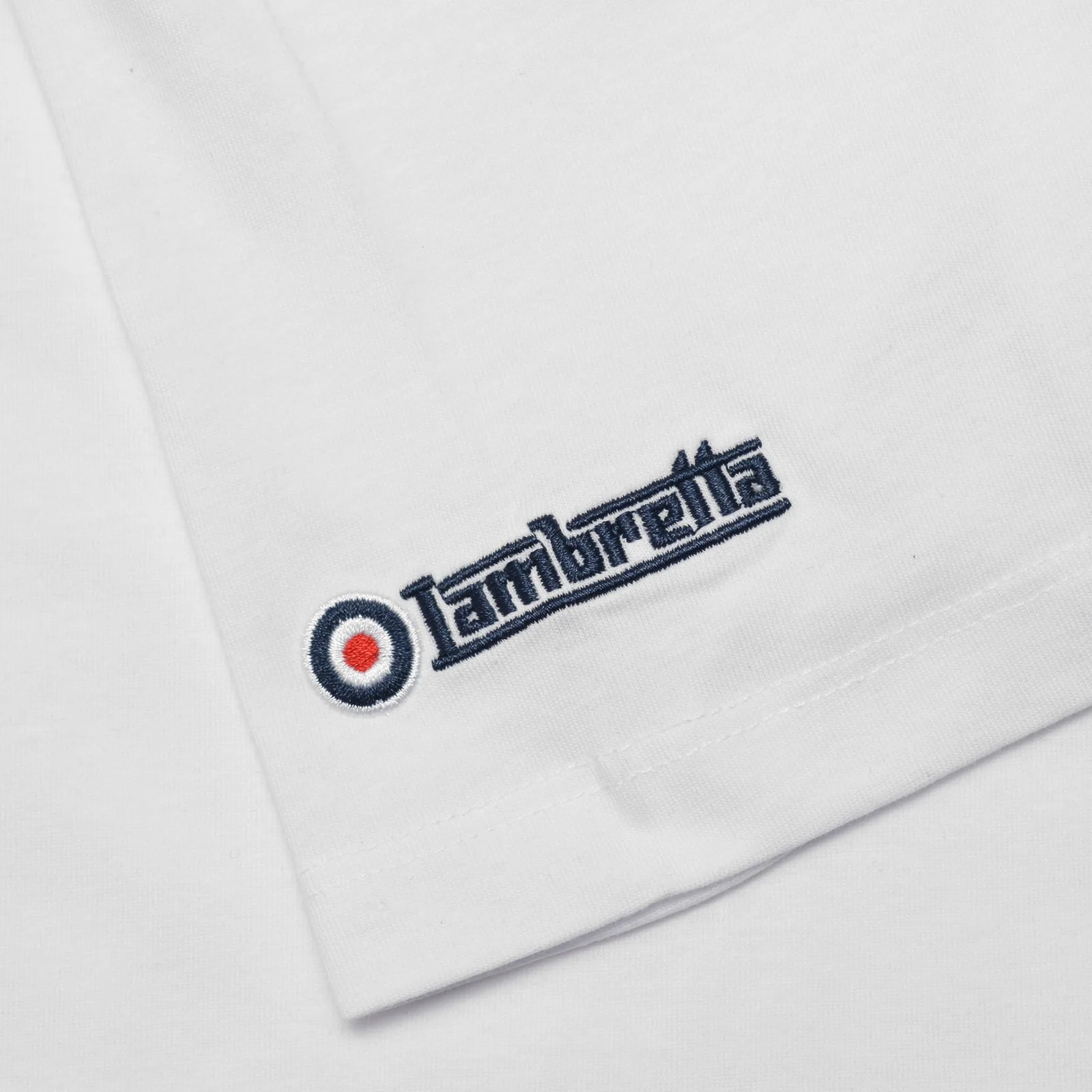 Lambretta Mens Fade Racing Stripe Short Sleeve T-Shirt - Image 37