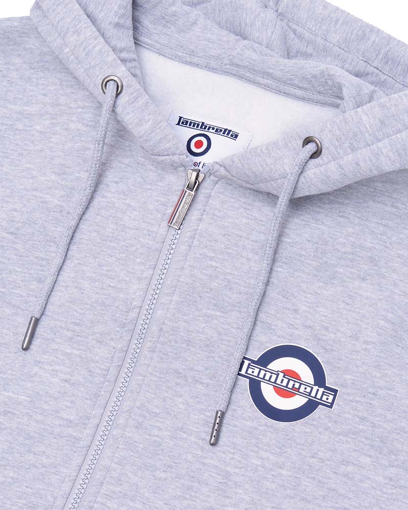Lambretta Mens Full Zip Hoodie - Image 5