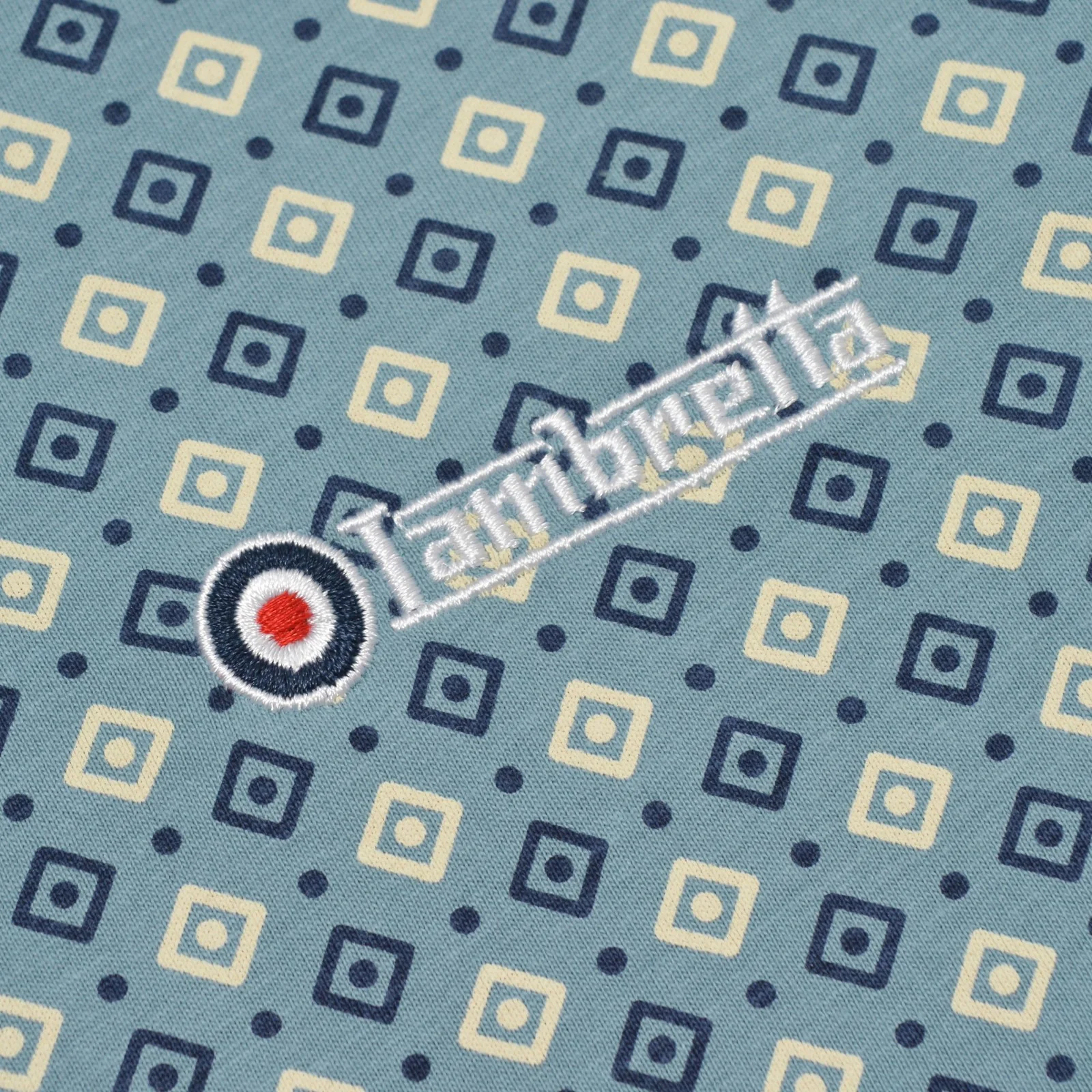 Lambretta Mens Geometric Allover Print Polo Shirt - Image 34