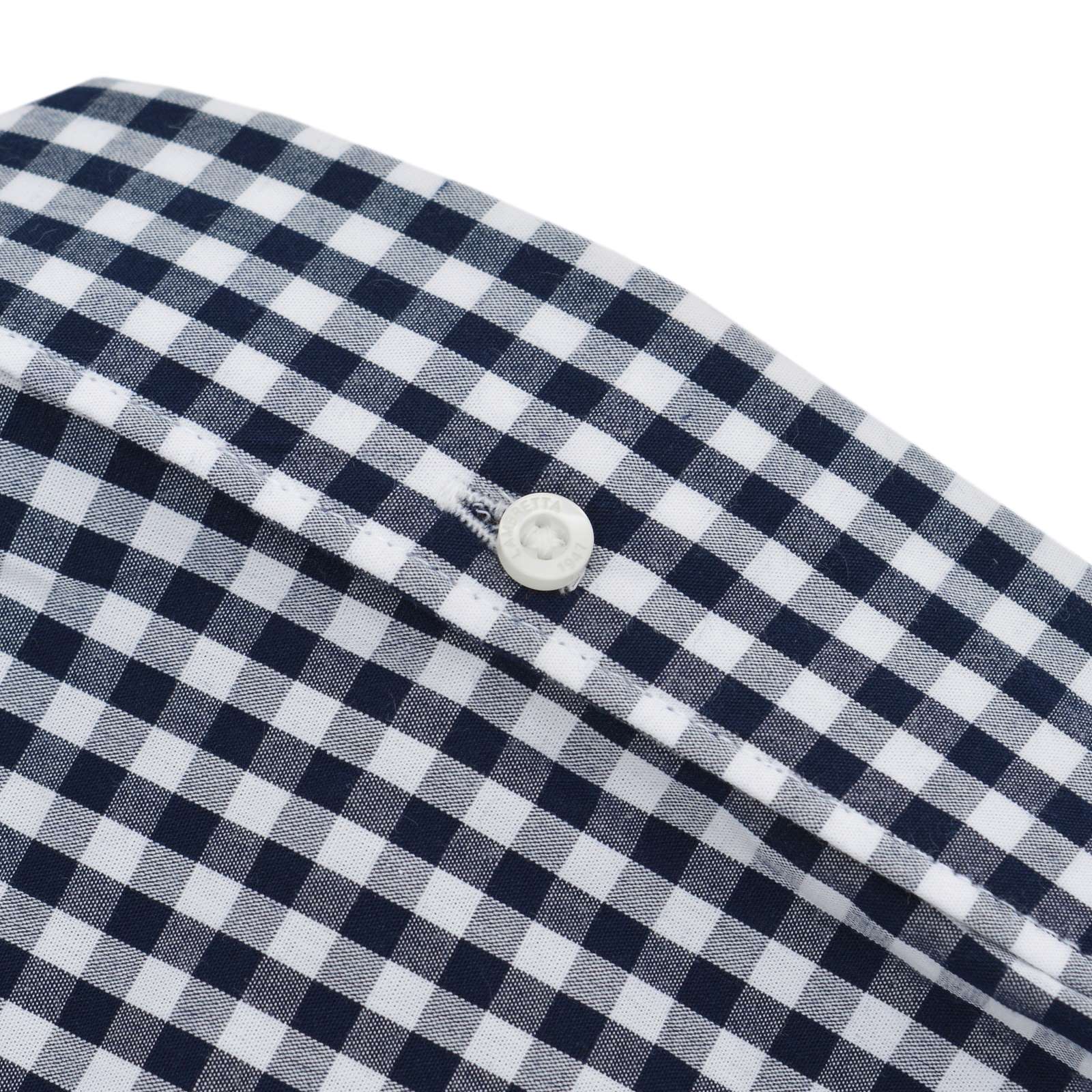 Lambretta Mens Gingham Shirt Short Sleeve Shirt - Image 6