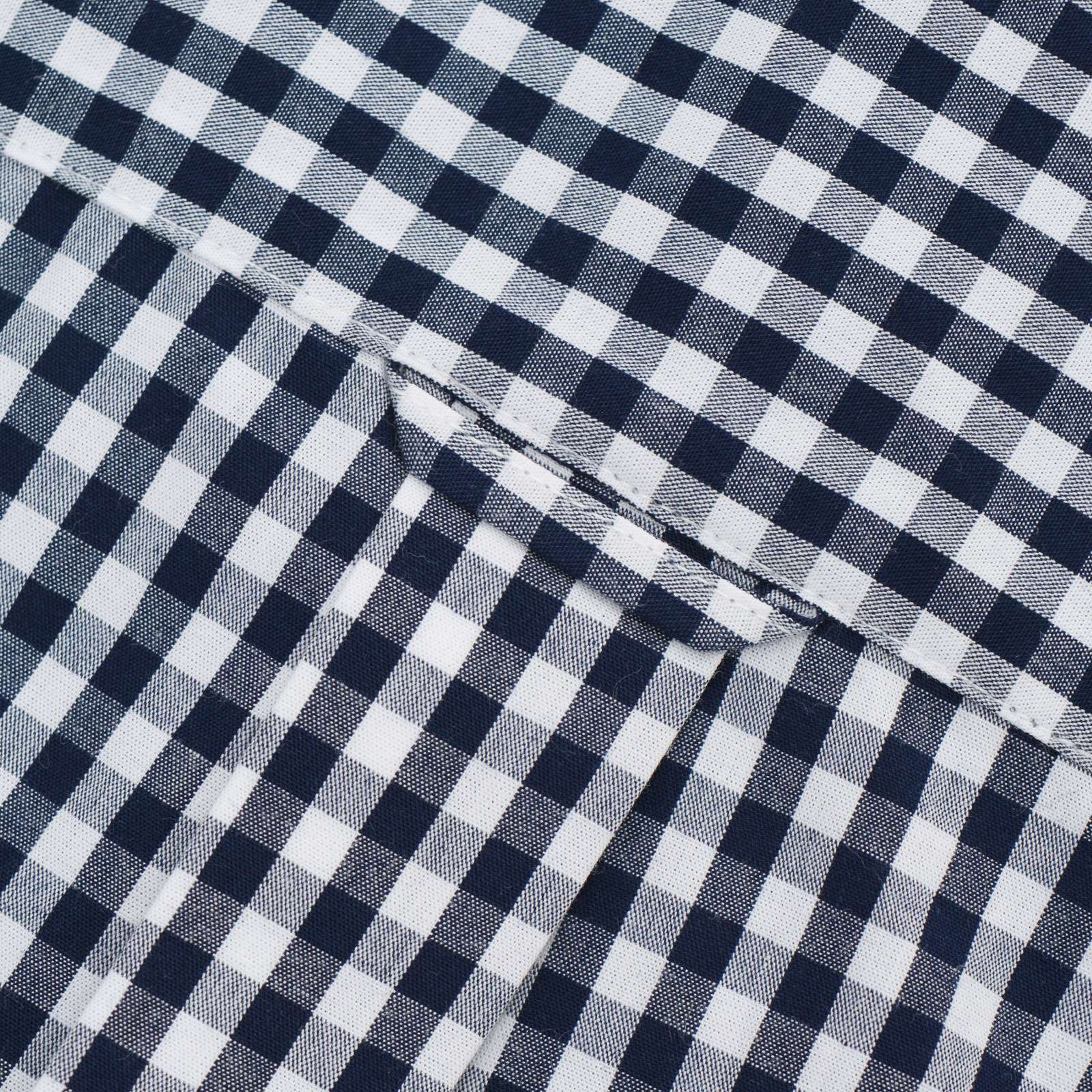 Lambretta Mens Gingham Shirt Short Sleeve Shirt - Image 7