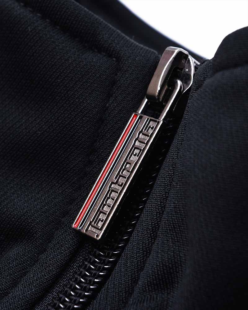 Lambretta Mens Half Taped Full Zip High Collar Track Jacket - Image 8