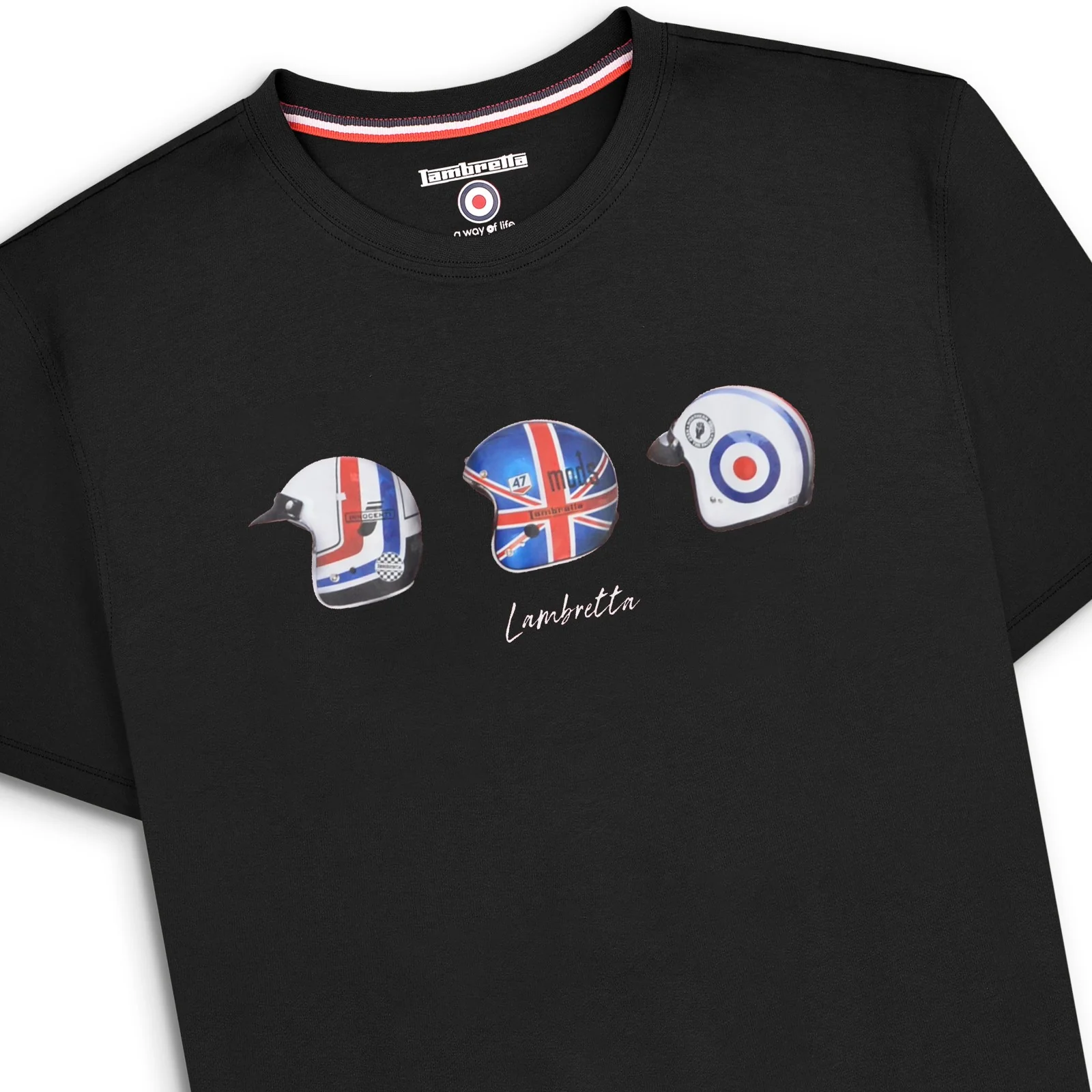 Lambretta Mens Helmet Short Sleeve T-Shirt - Image 10