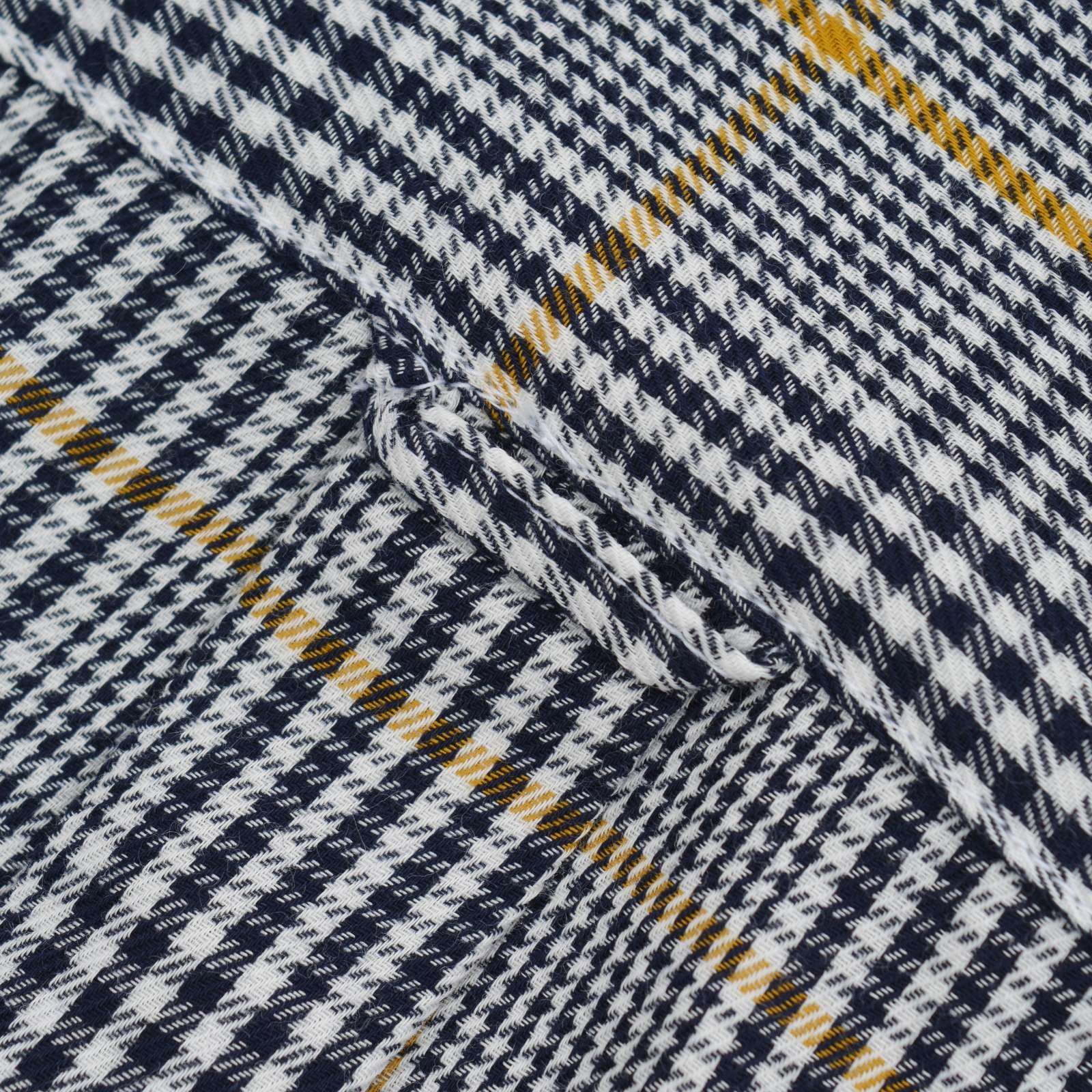 Lambretta Mens Houndstooth Short Sleeve Shirt - Image 8