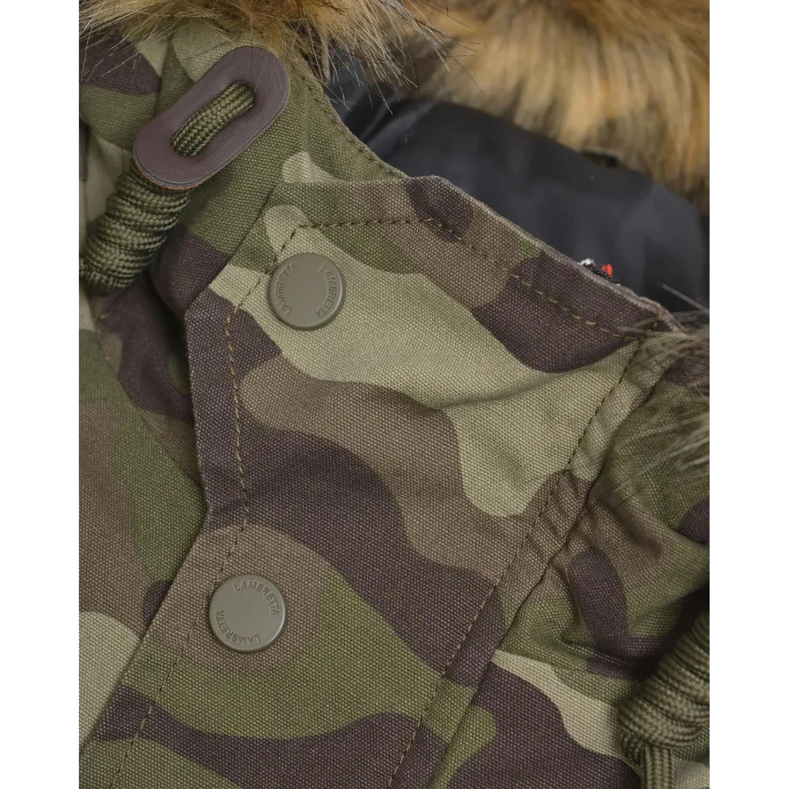Lambretta Mens Camo Parka Jacket - Image 7