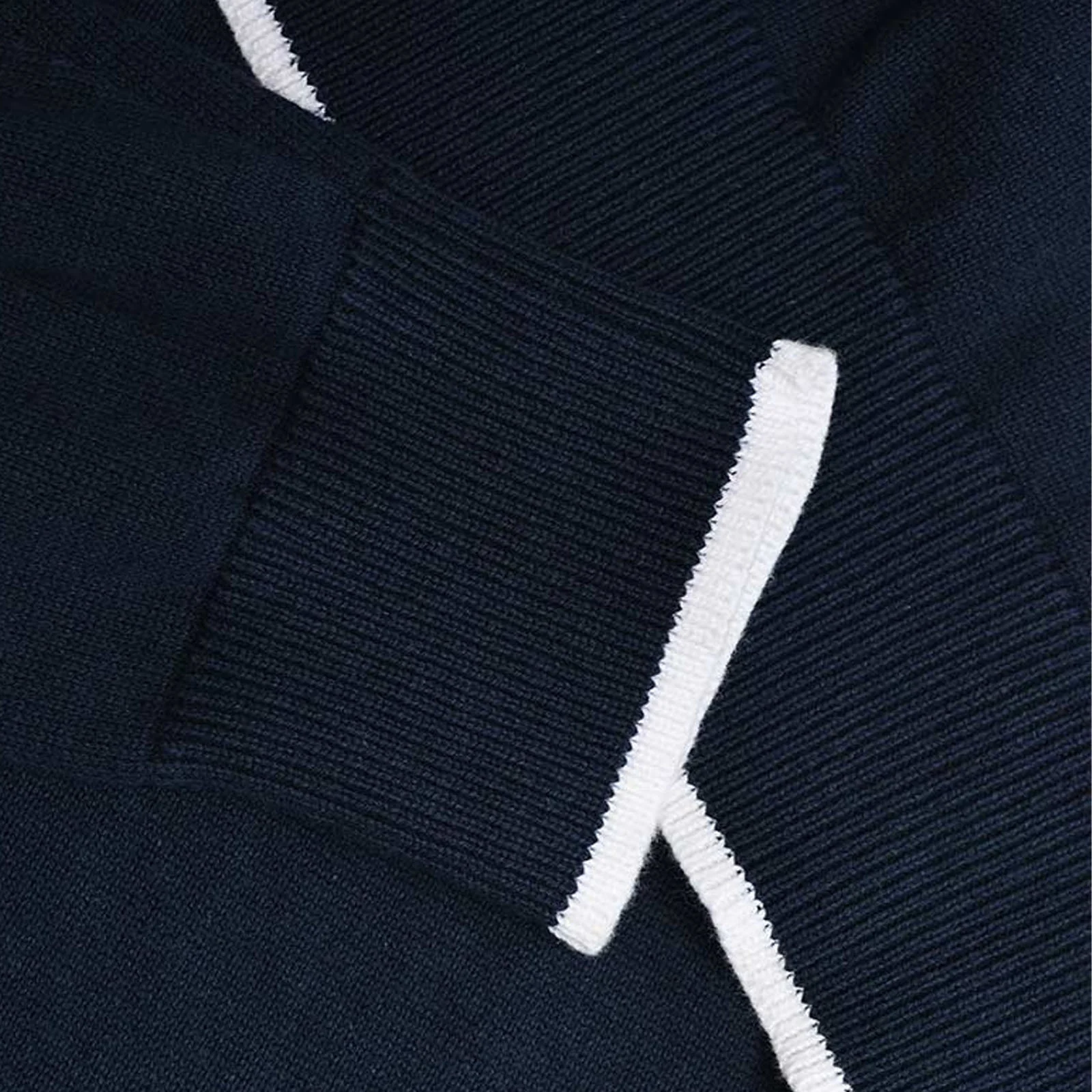 Lambretta Mens Knitted Long Sleeve Polo Shirt - Image 7