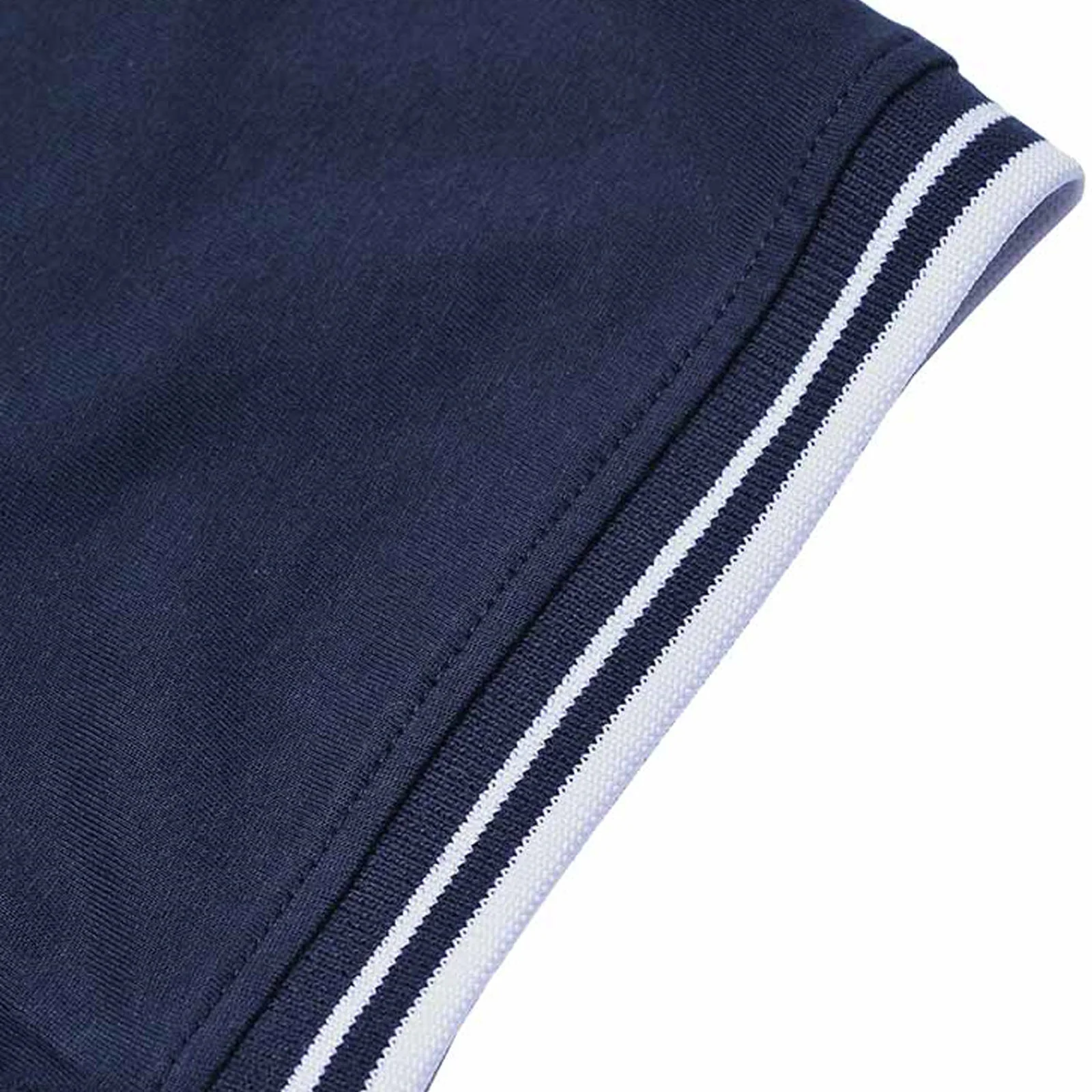 Lambretta Mens Northern Soul Tipped Crew Neck  T-Shirt TeeNavy - Image 3