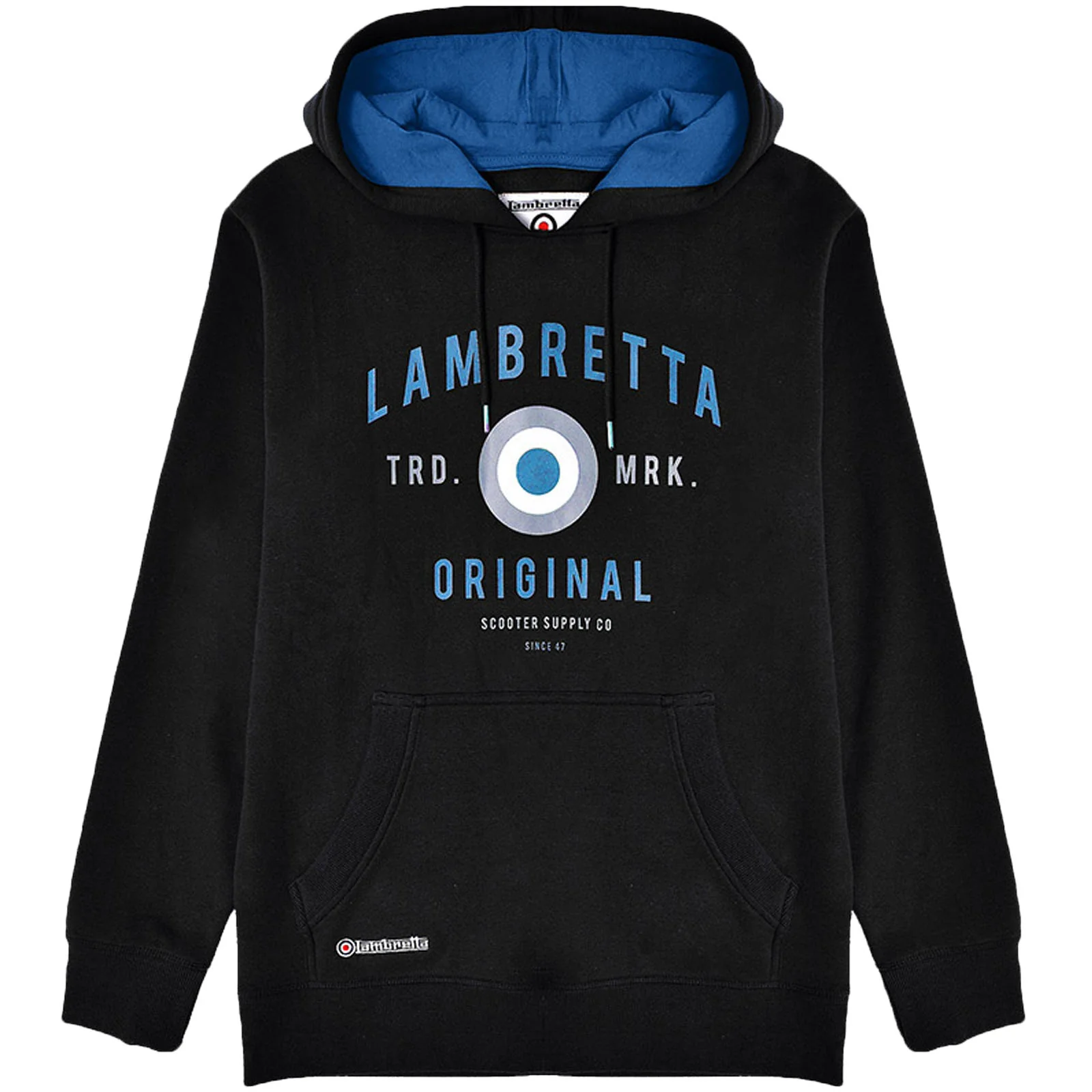 Lambretta Mens Original Target Print Hoodie - Image 2