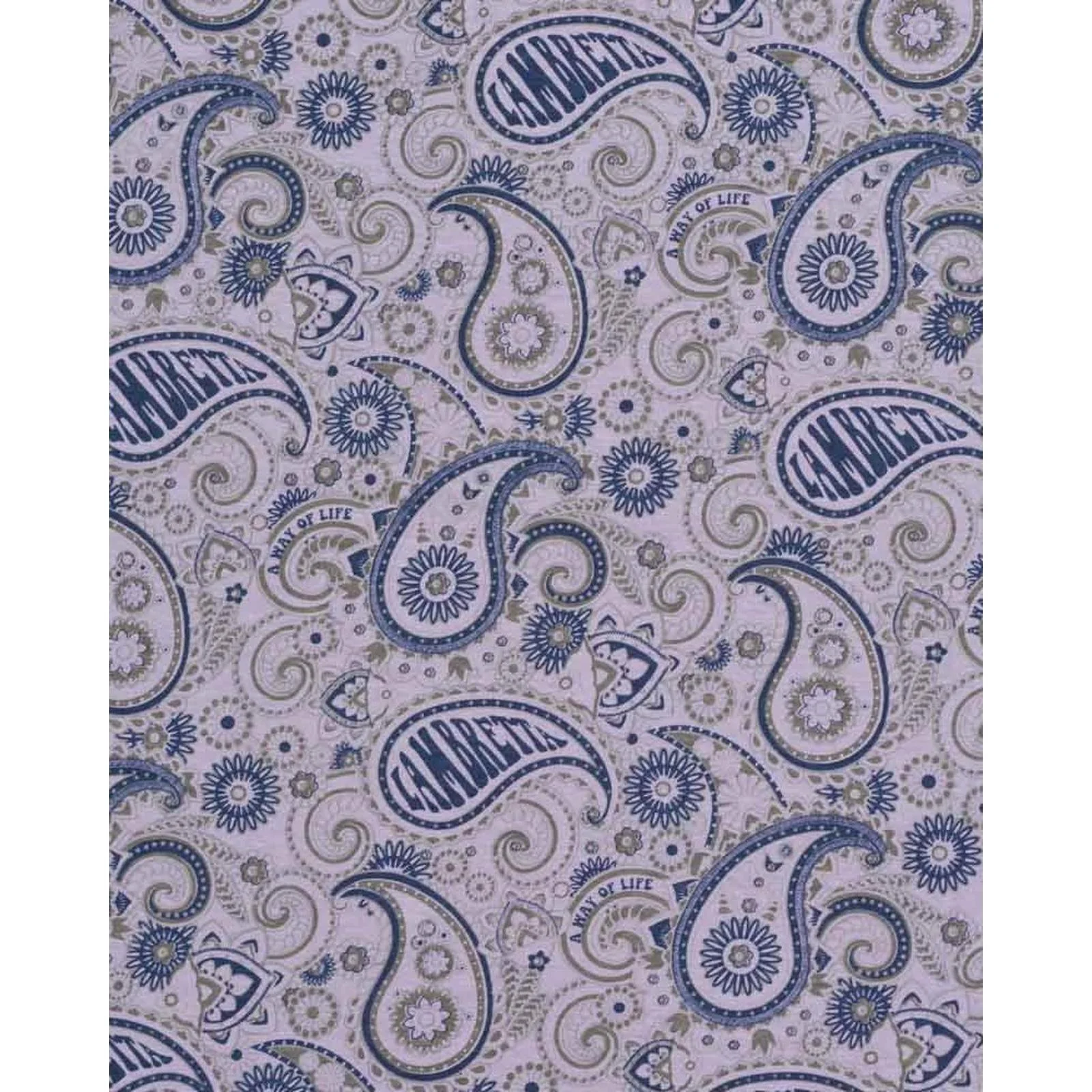 Lambretta Mens Paisley Crew Neck Cotton T-Shirt - Image 21