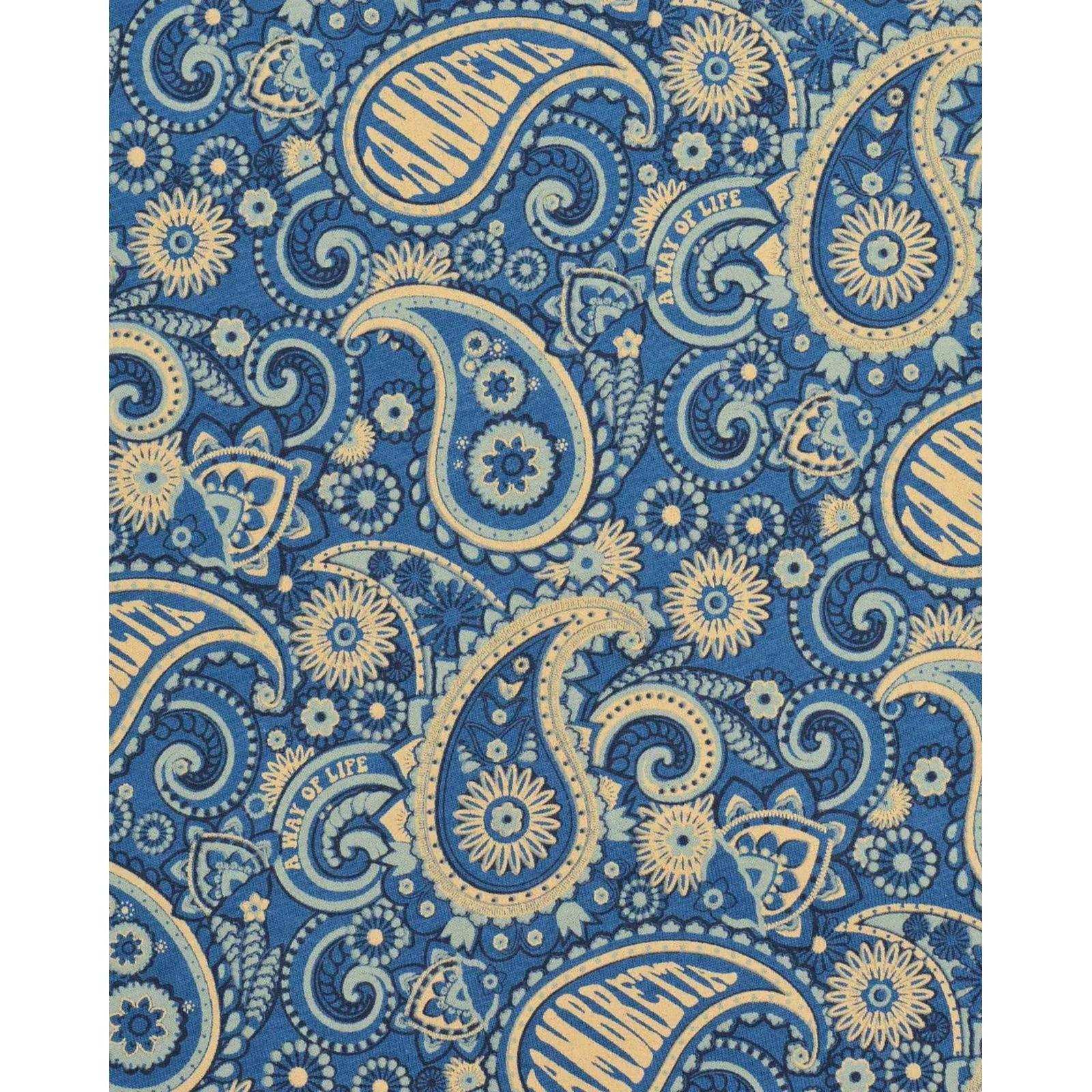 Lambretta Mens Paisley Crew Neck Cotton T-Shirt - Image 22