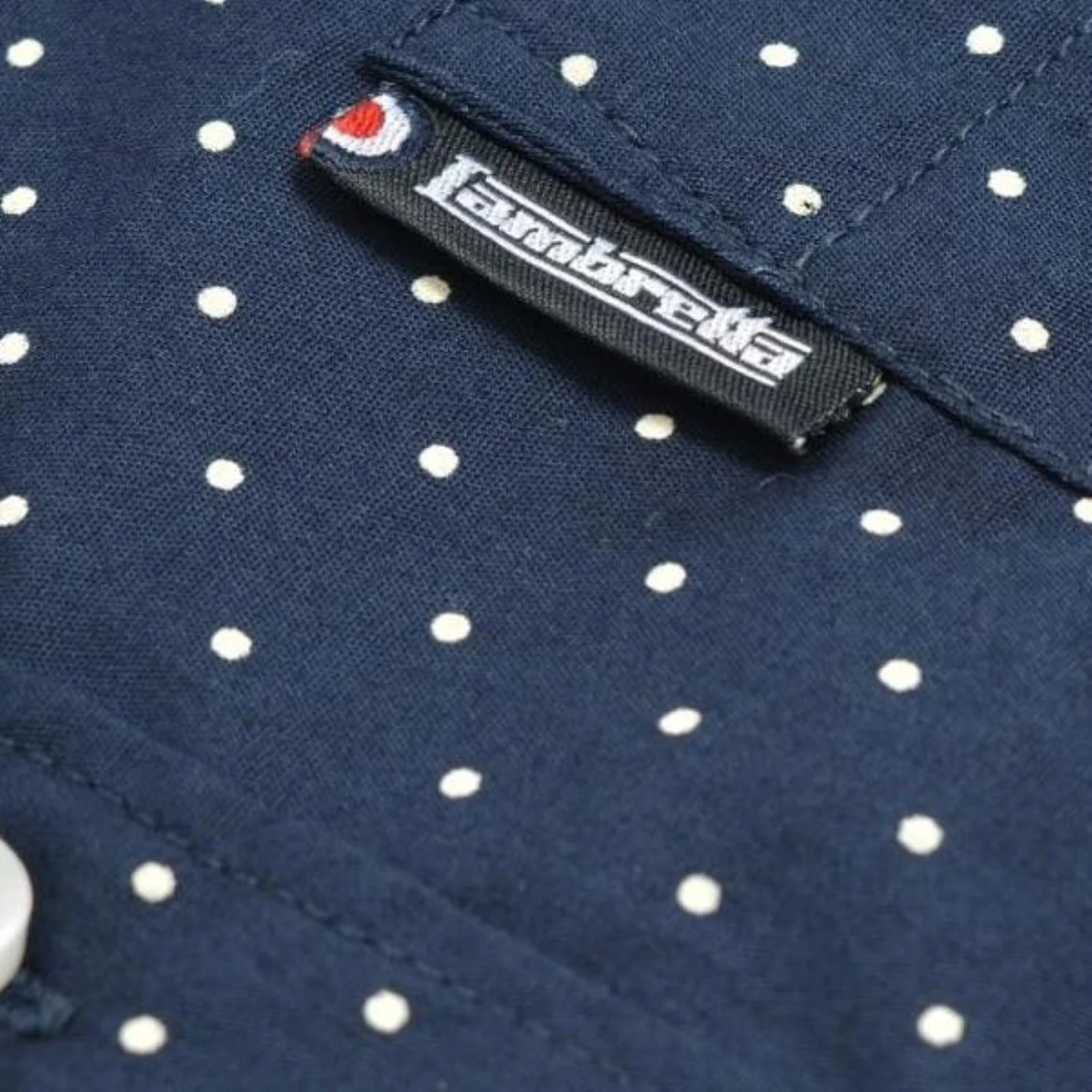 Lambretta Mens Pindot Smart Long Sleeve Shirt - Image 4