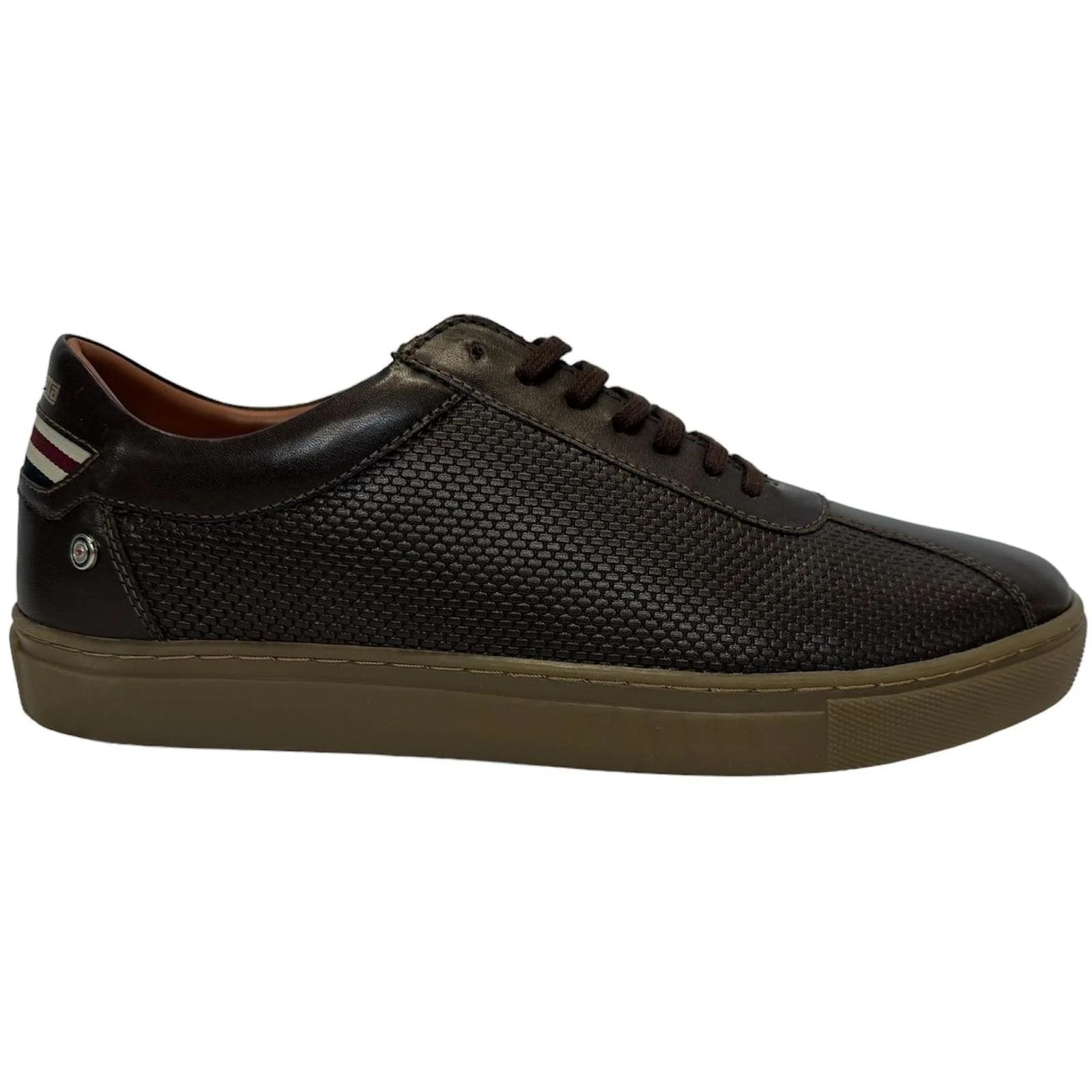 Lambretta Mens Polter Low Rise Retro Trainers - Image 3