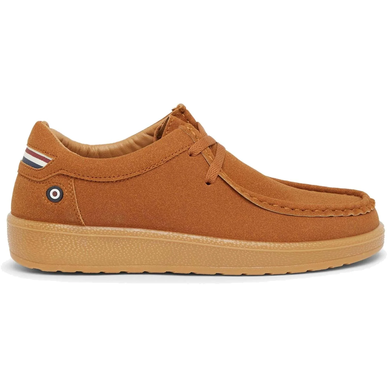 Lambretta Mens Presley Low Rise Lace Up Retro Suede Shoes - Image 8