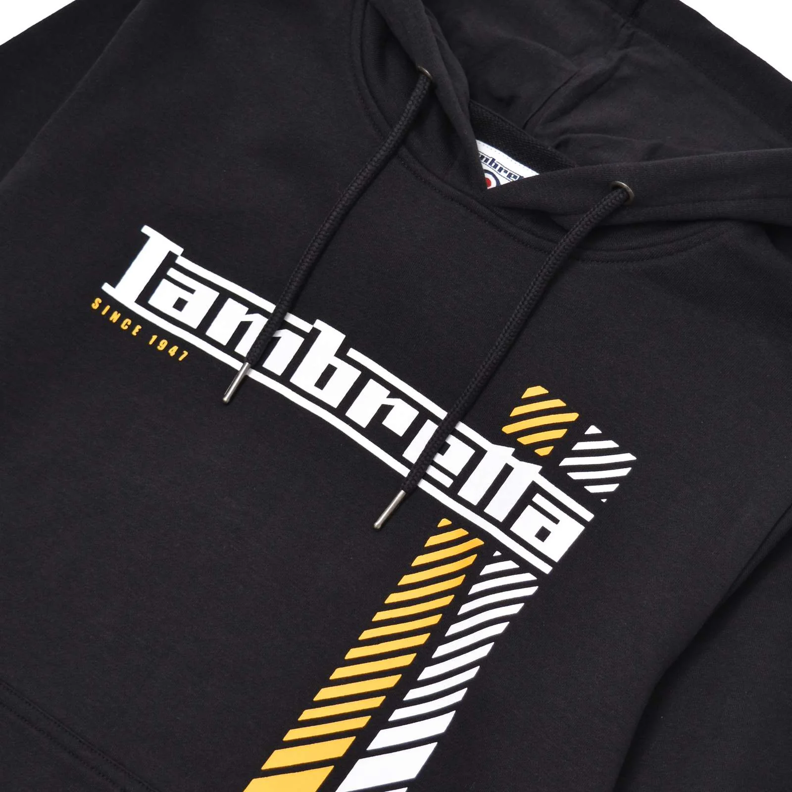 Lambretta Mens Racing Stripe Hoodie - Image 8