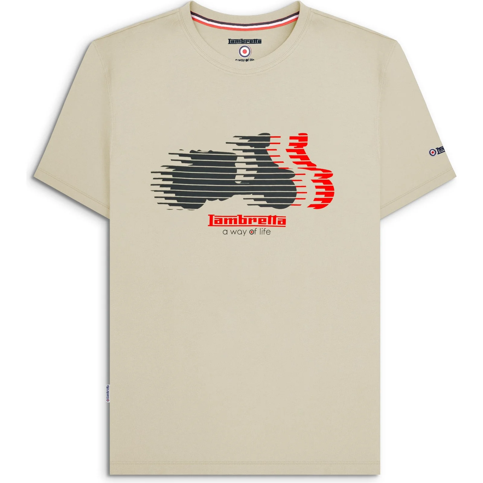 Lambretta Mens Scooter Blur Short Sleeve T-Shirt - Image 3