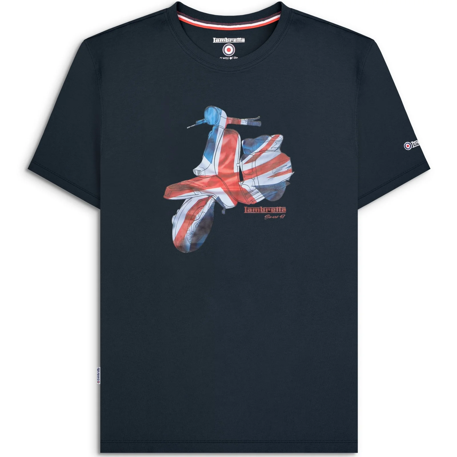 Lambretta Mens Scooter Tee Short Sleeve T-Shirt - Image 2