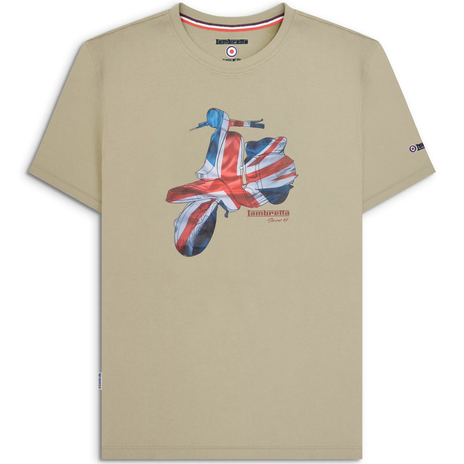 Lambretta Mens Scooter Tee Short Sleeve T-Shirt - Image 3