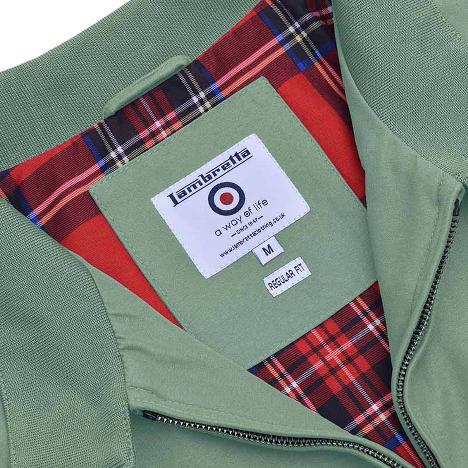 Lambretta Mens Shower Resistant Harrington Bomber Jacket - Image 19
