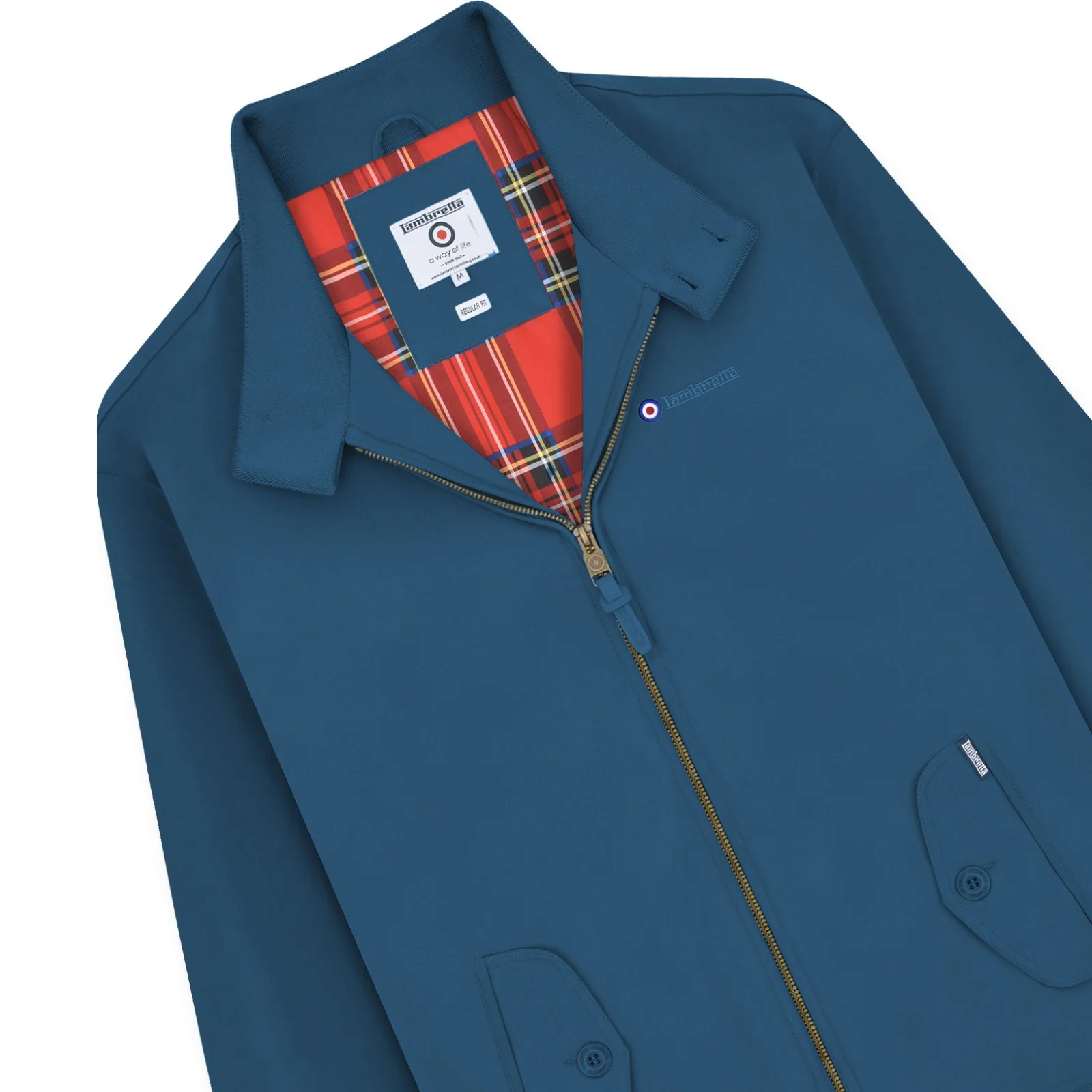 Lambretta Mens Shower Resistant Harrington Bomber Jacket - Image 23