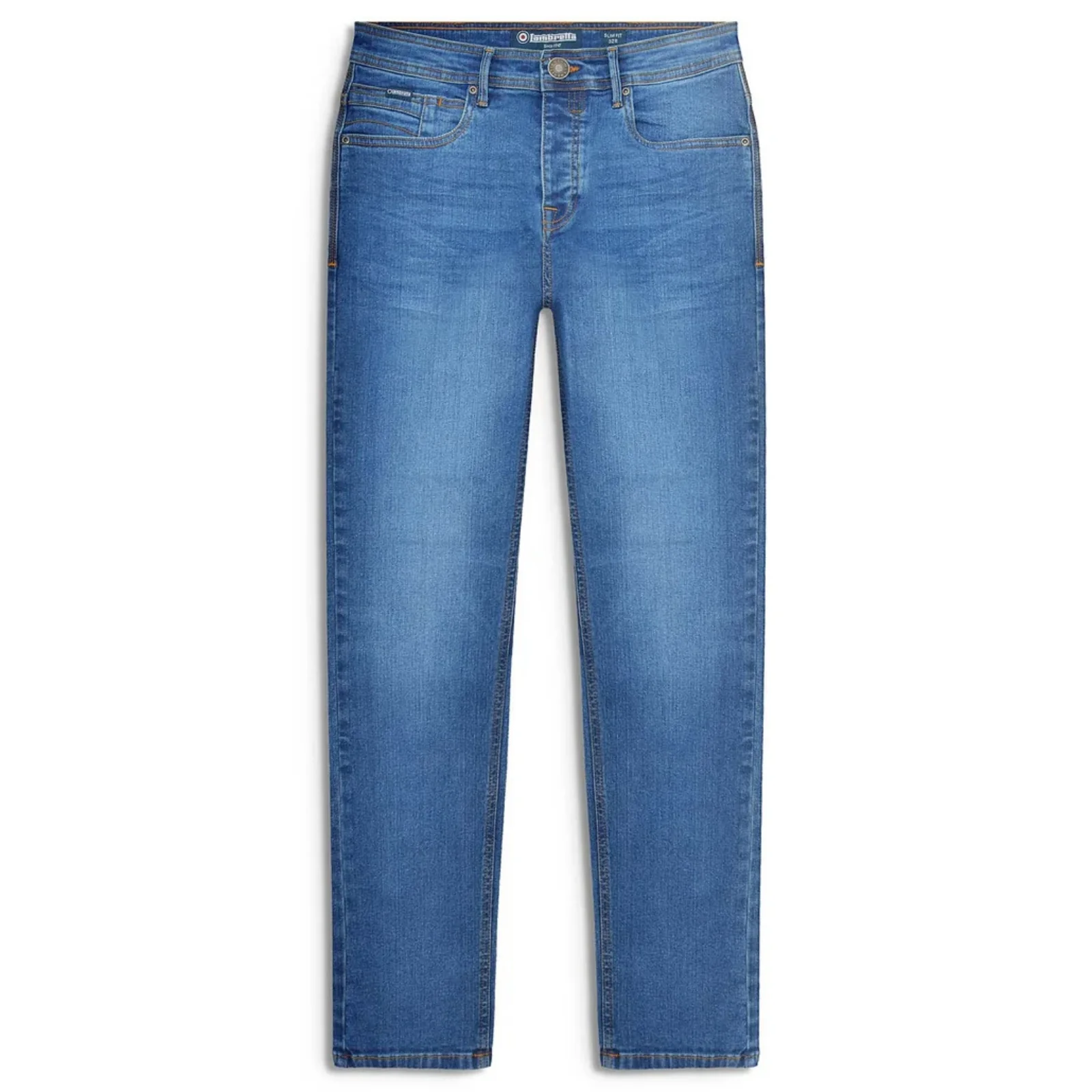 Lambretta Mens Stafford Slim Fit Skinny Denim Jeans - Image 7