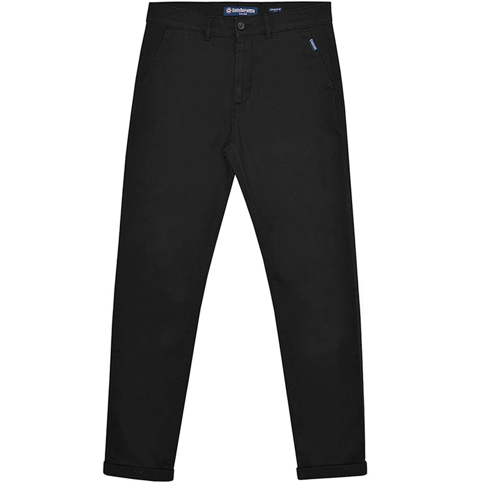 Lambretta Mens Straight Leg Twill Stretch Chinos - Image 2
