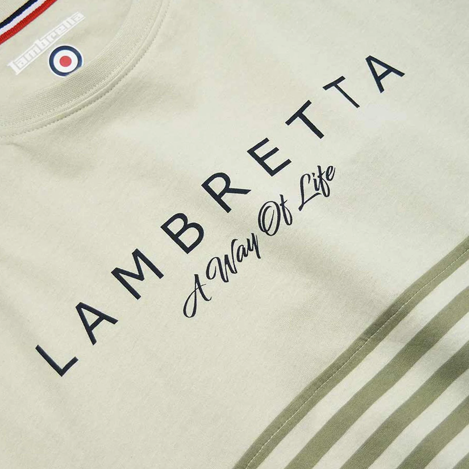 Lambretta Mens Striped T-Shirt - Image 5