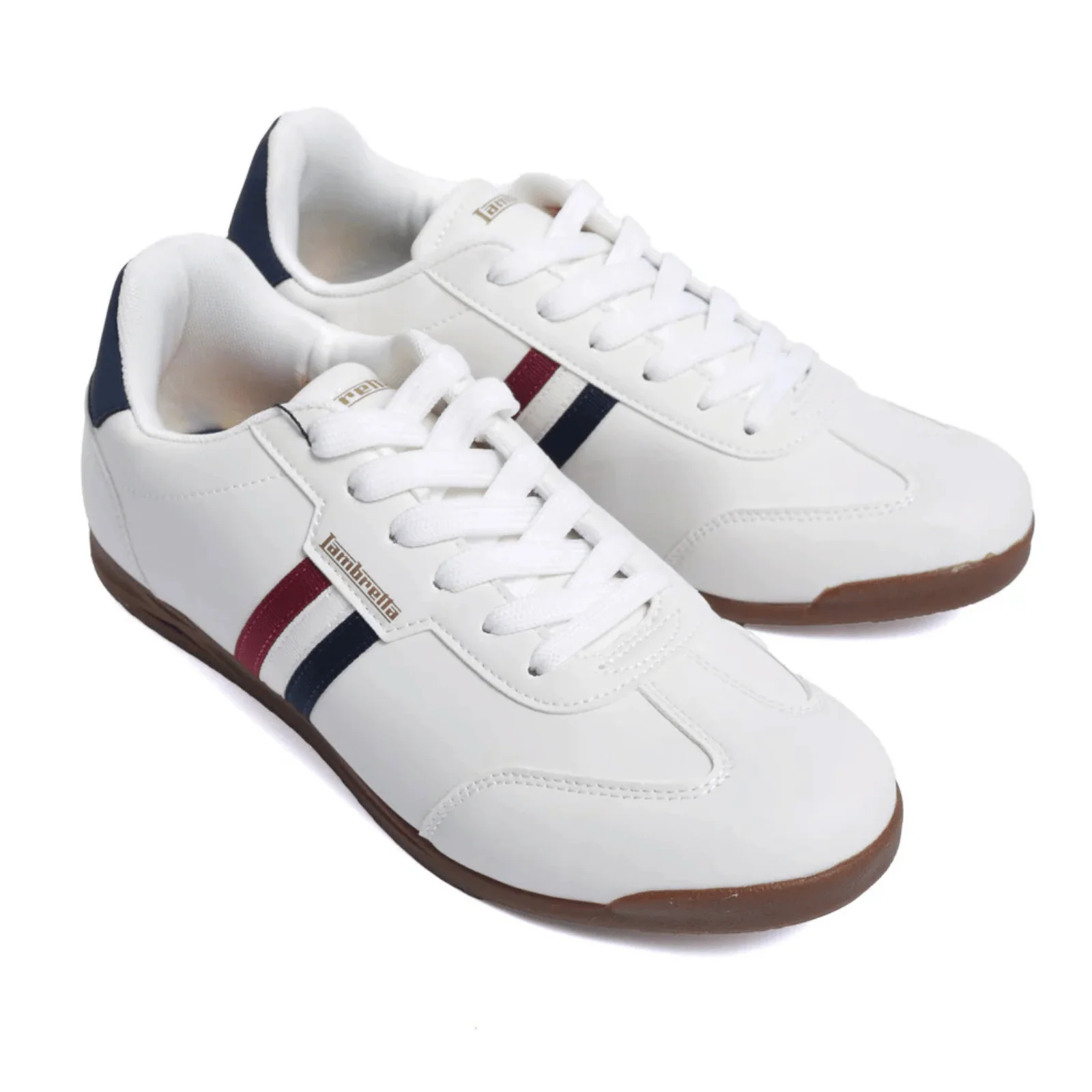 Lambretta Mens Tackle Retro Trainers Shoes - Image 15