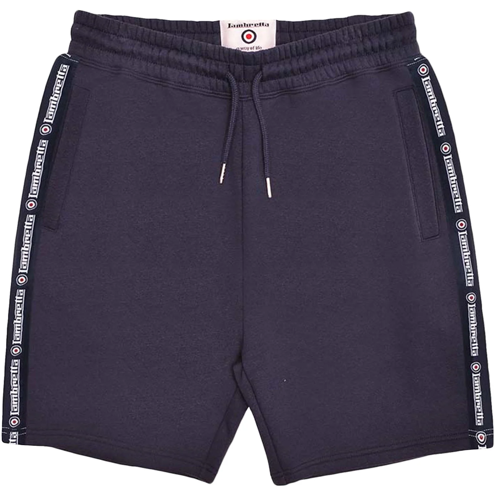 Lambretta Mens Taped Fleece Sweat Shorts - Image 3