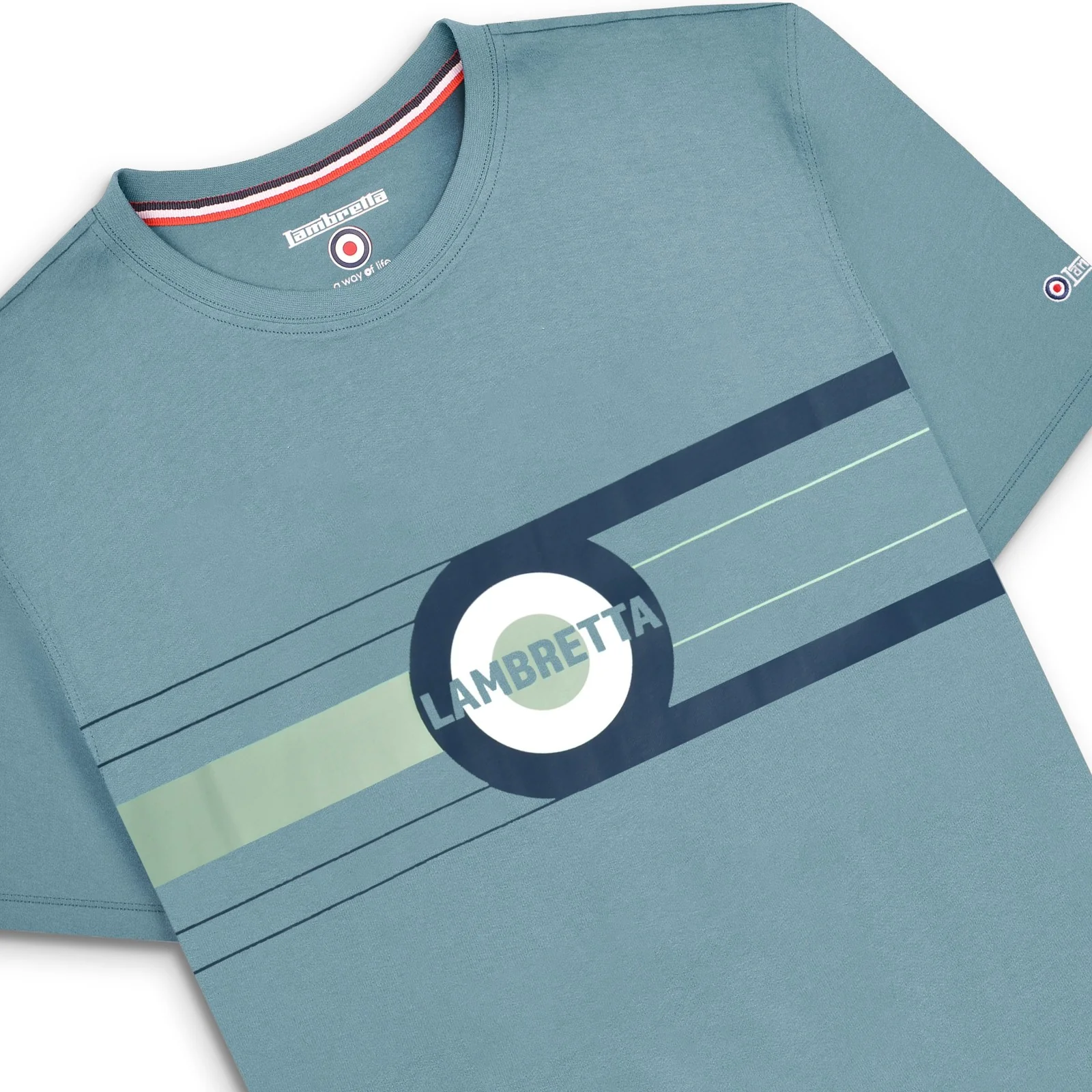 Lambretta Mens Target Band Short Sleeve T-Shirt - Image 6